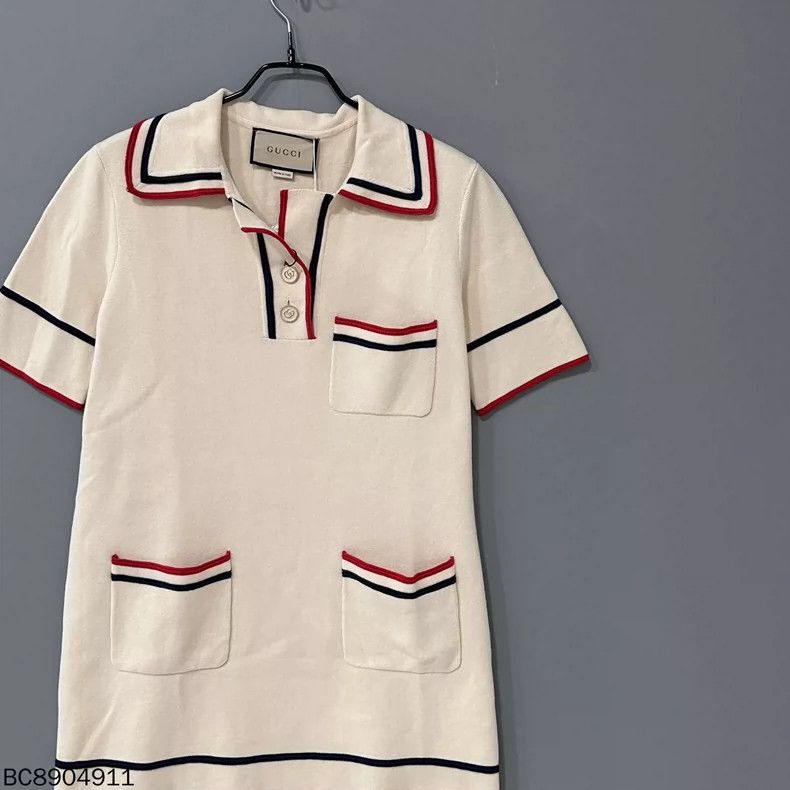 Gucci Multi-pocket Striped Dress by Gucci - dmc Size 36" / US 14 / IT 50 - 1 Thumbnail