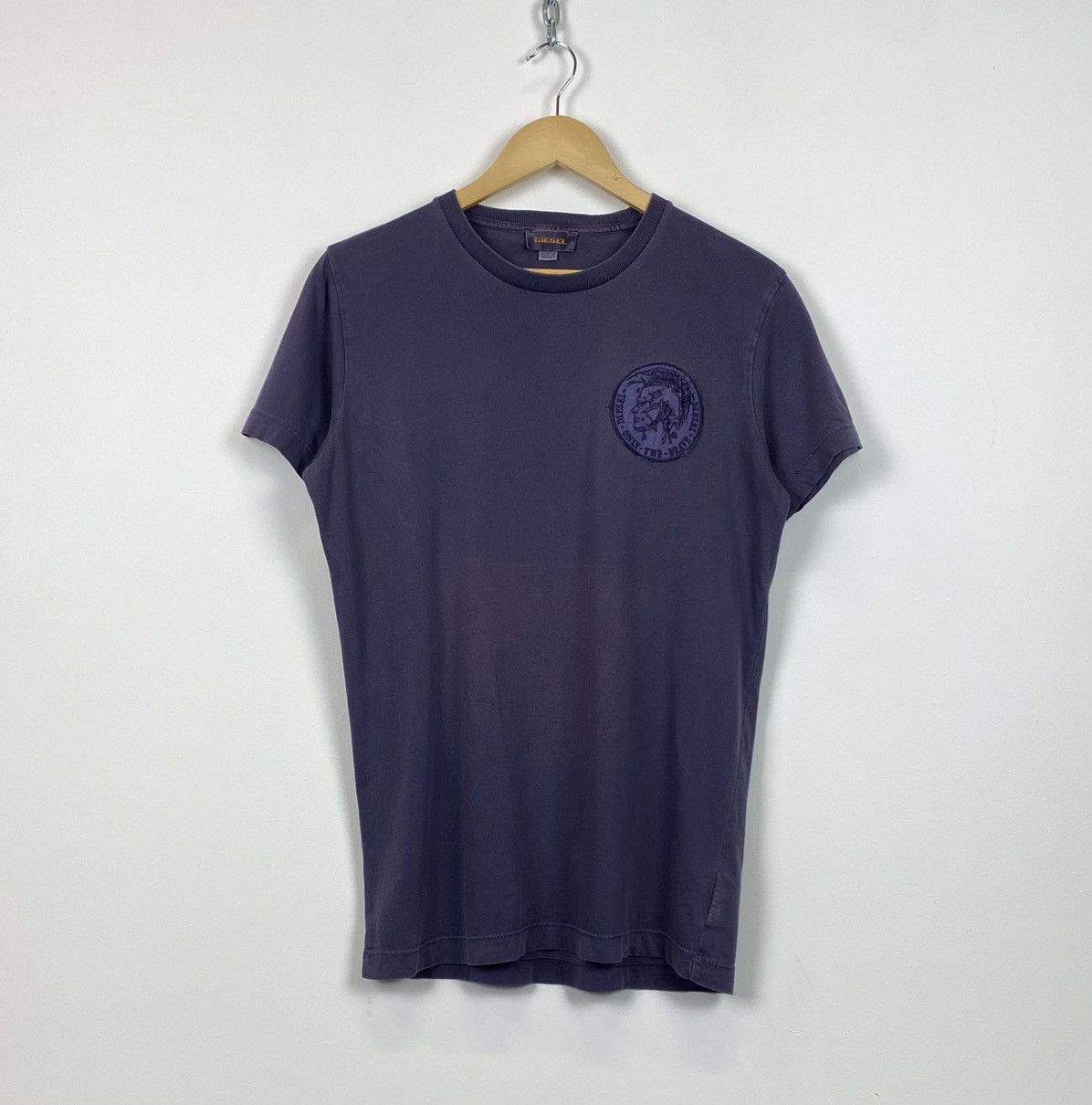 Diesel Diesel Men’s T-Shirt Purple Avant Garde Designer Crew Neck Size US M / EU 48-50 / 2 - 1 Thumbnail