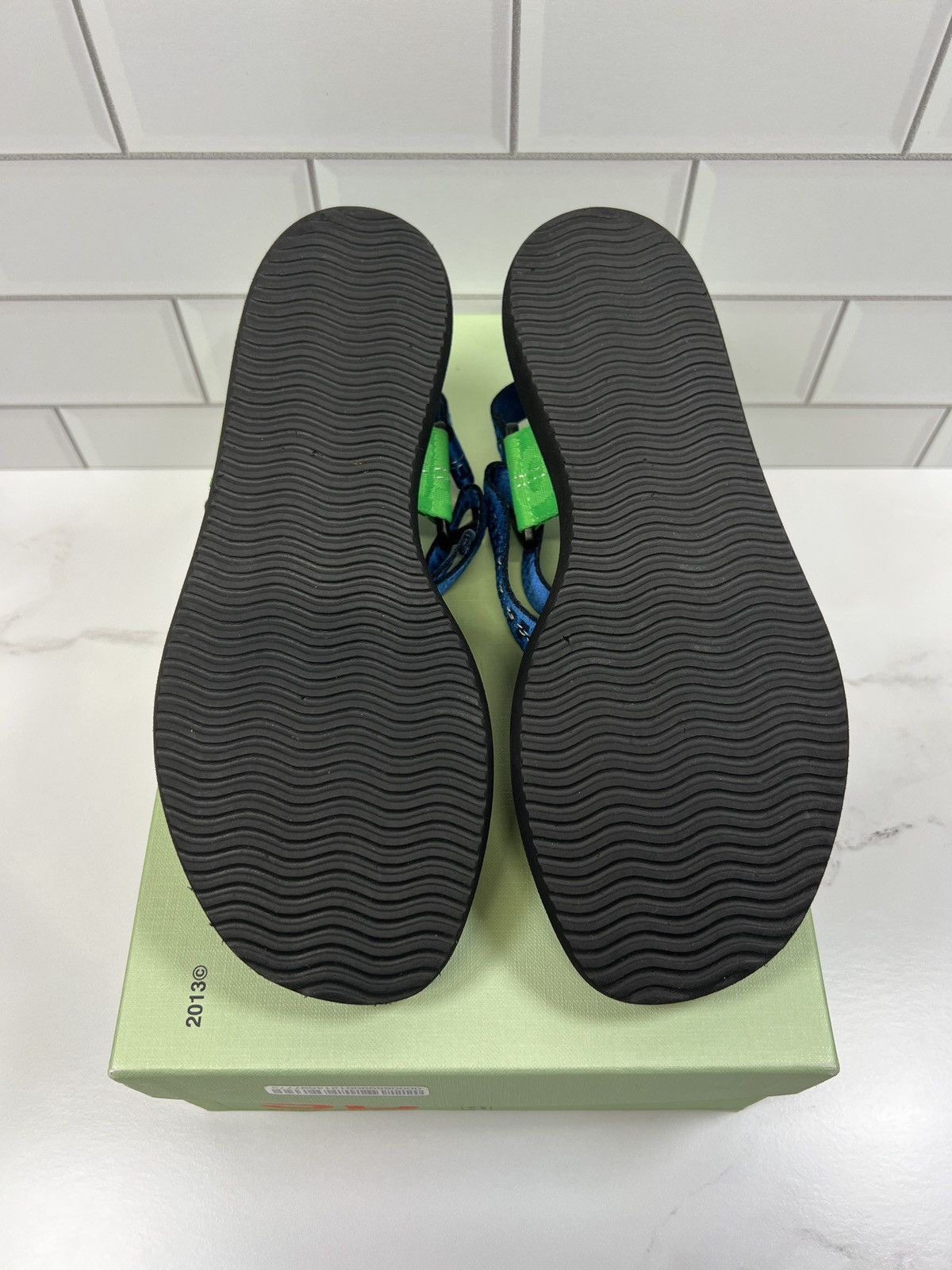 Off-White Offwhite Off White Micro Trek Strap Logo Sandals Sandal Size US 6.5 / IT 36.5 - 4 Thumbnail