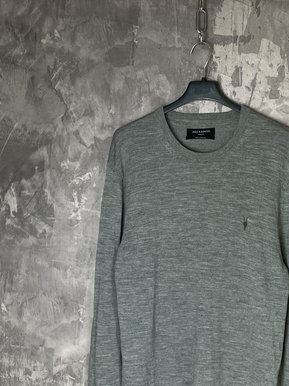 Allsaints AllSaints Trias Crew Waffle Knit Wool Rare Sweater Size US M / EU 48-50 / 2 - 3 Thumbnail