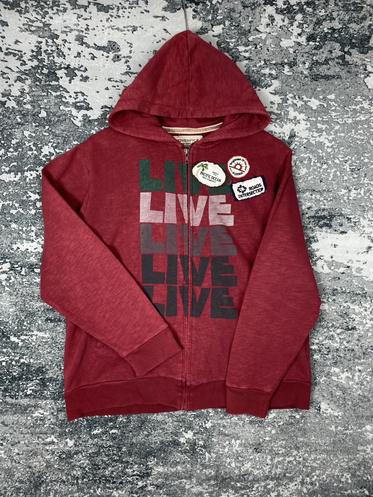 Ocean Pacific Vintage Ocean Pacific Movenpick Zip Up Hoodies Size US L / EU 52-54 / 3 - 6 Thumbnail