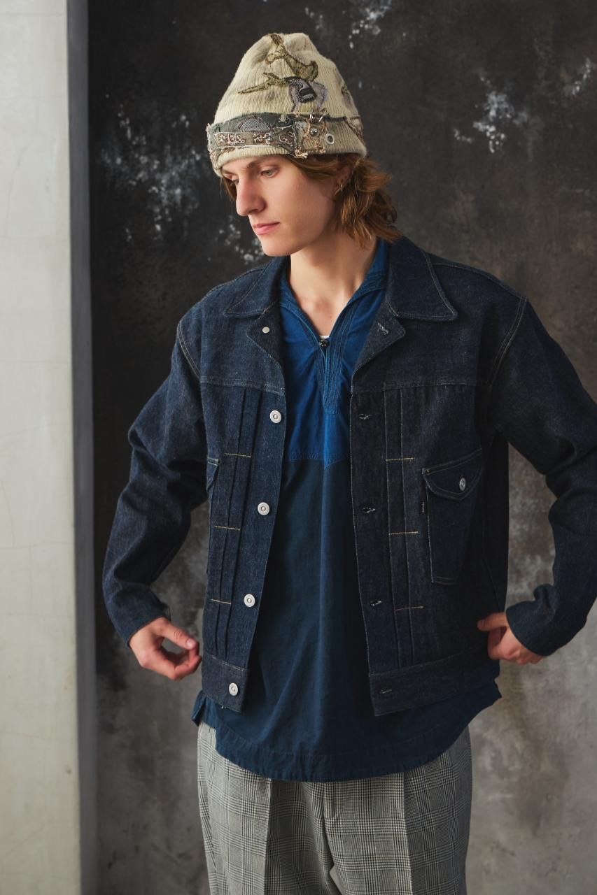 Old Joe OLD JOE BRAND - OPEN COLLAR RANCH JACKET Size US S / EU 44-46 / 1 - 1 Thumbnail