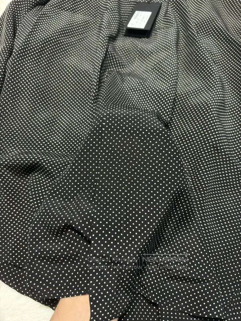 Saint Laurent Paris Saint Laurent Men's Silk Polka Dot Shirt. Size US XS / EU 42 / 0 - 9 Thumbnail