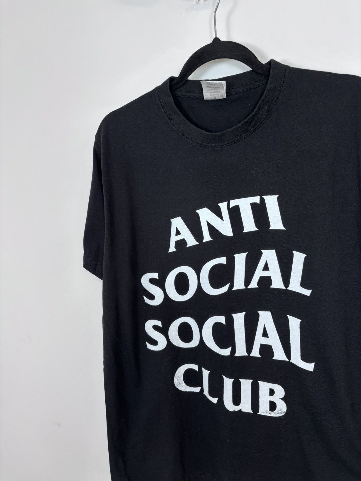 Anti Social Social Club Anti Social Social Club Big Logo Hype Black T-Shirt Tee Size US L / EU 52-54 / 3 - 7 Thumbnail