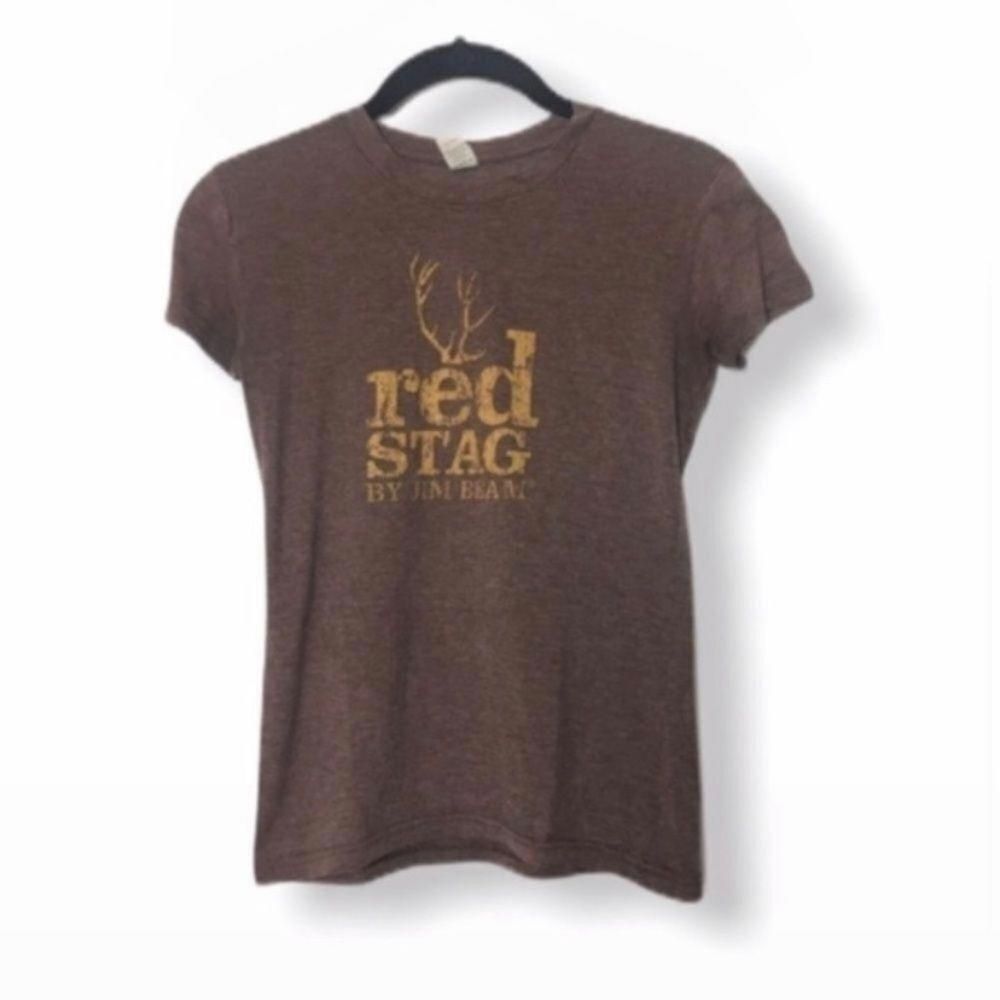 Other Red Stag by Jim Beam Women’s Graphic Tee Shirt SZ S – Short Size S / US 4 / IT 40 - 5 Thumbnail