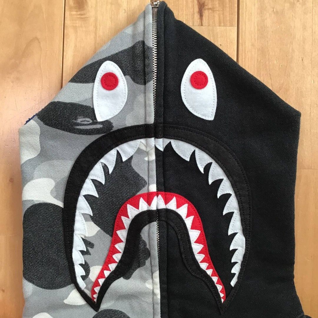 Bape × Nigo 🔥NFS limited🔥 BAPE camo Shark full zip hoodie a bathing ape Size US M / EU 48-50 / 2 - 3 Thumbnail