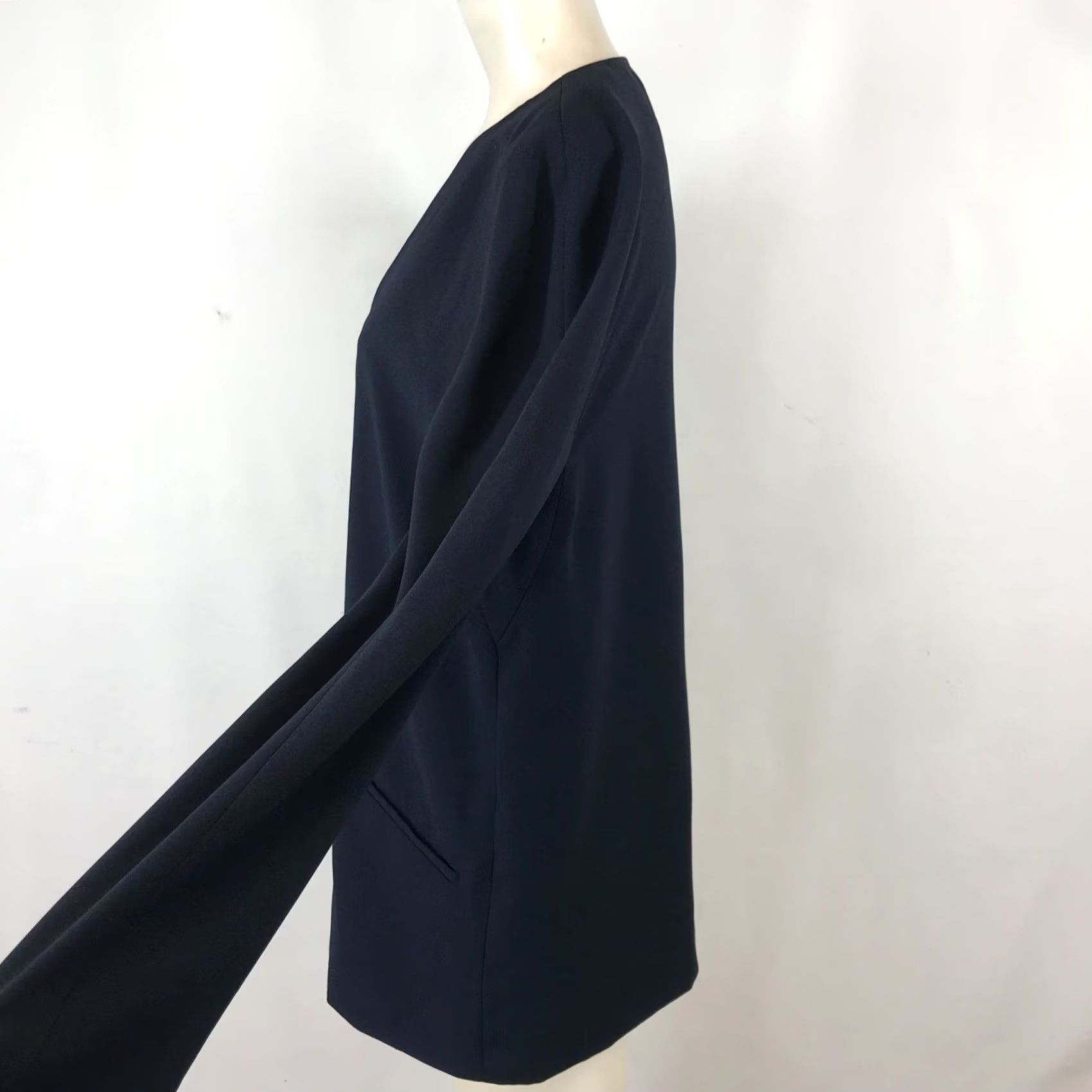 Madewell MADEWELL Women's Blazer Blue Long Sleeve Lined Jacket 12 Size XL / US 12-14 / IT 48-50 - 4 Thumbnail