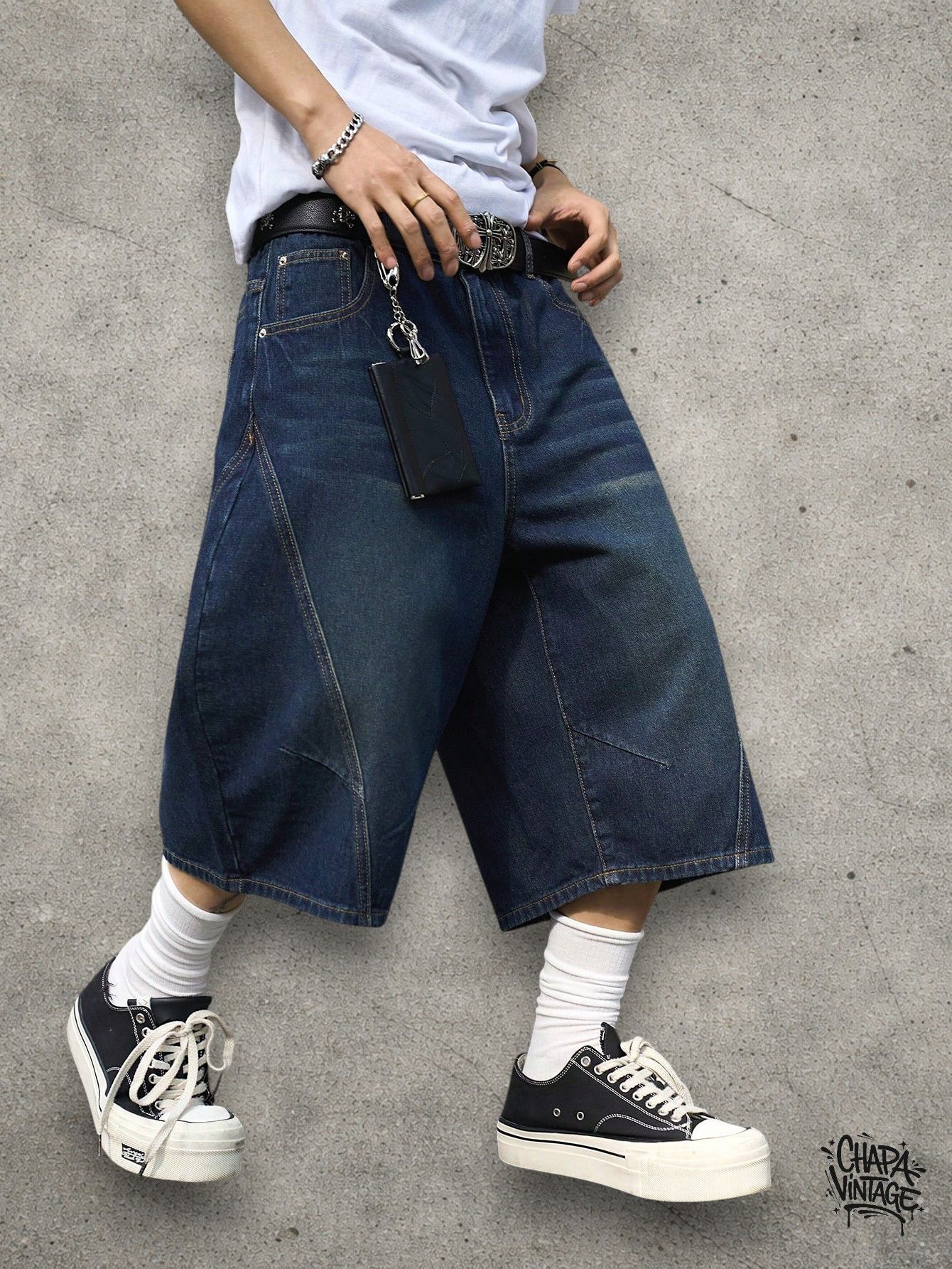Vintage Denim jeans shorts Size US 32 / EU 48 - 1 Thumbnail