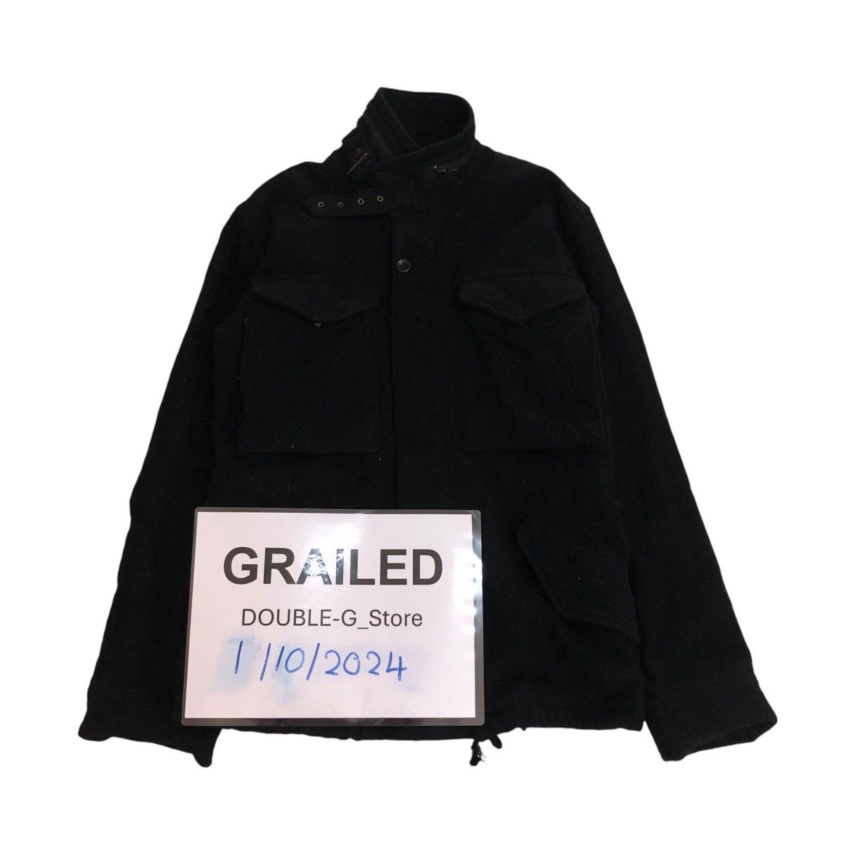 Japanese Brand 📌Rich Black Zipper Biker Jacket Bondage Paranoid Japan Size US S / EU 44-46 / 1 - 1 Thumbnail
