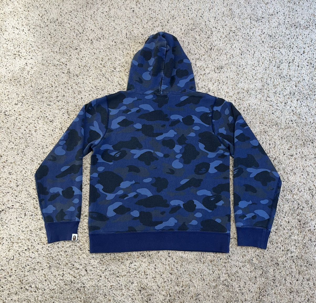 Bape Bape Blue Camo NYC Logo Hoodie Size US M / EU 48-50 / 2 - 2 Thumbnail