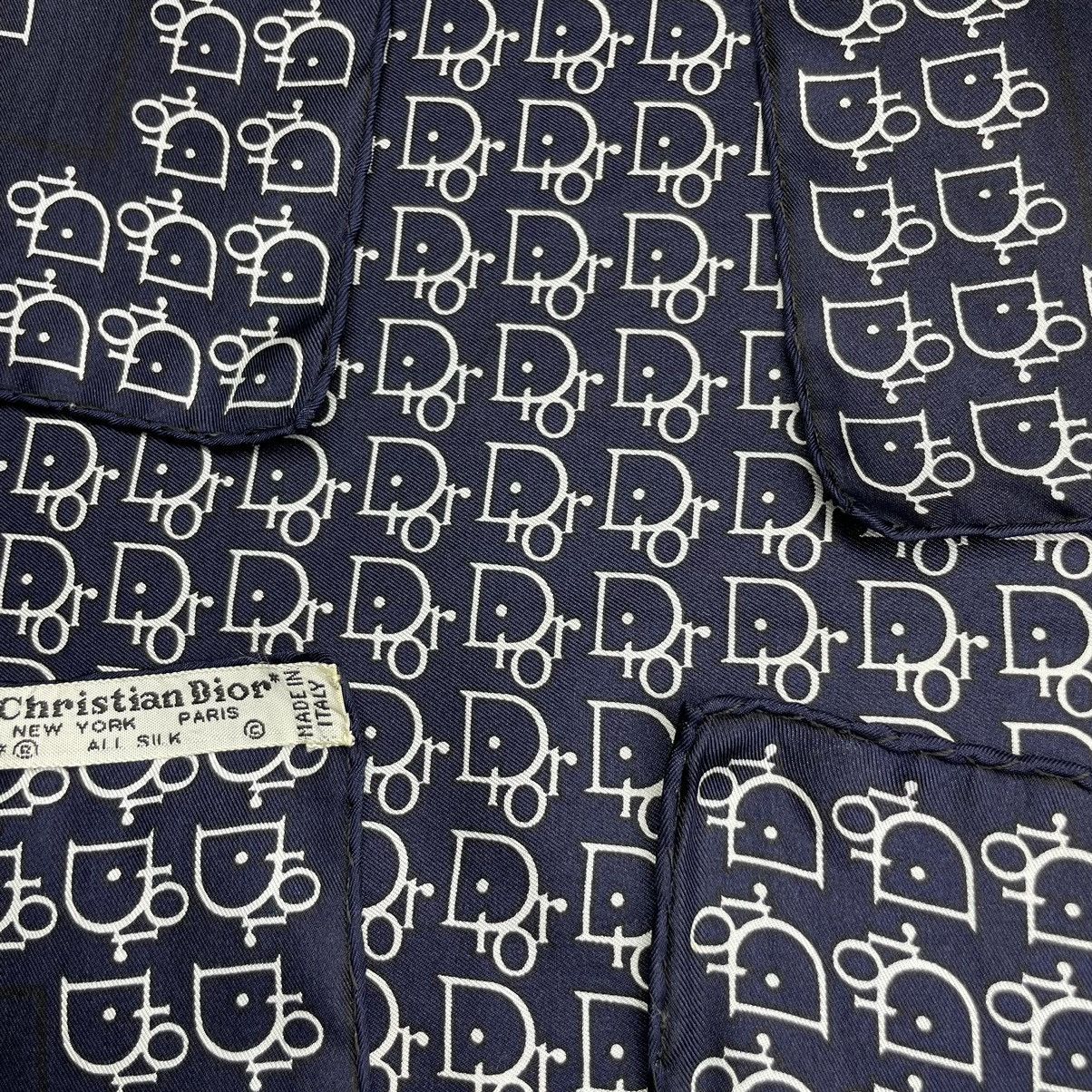 Christian Dior Monsieur Christian Dior Monogram Silk Scarf Size ONE SIZE - 9 Thumbnail
