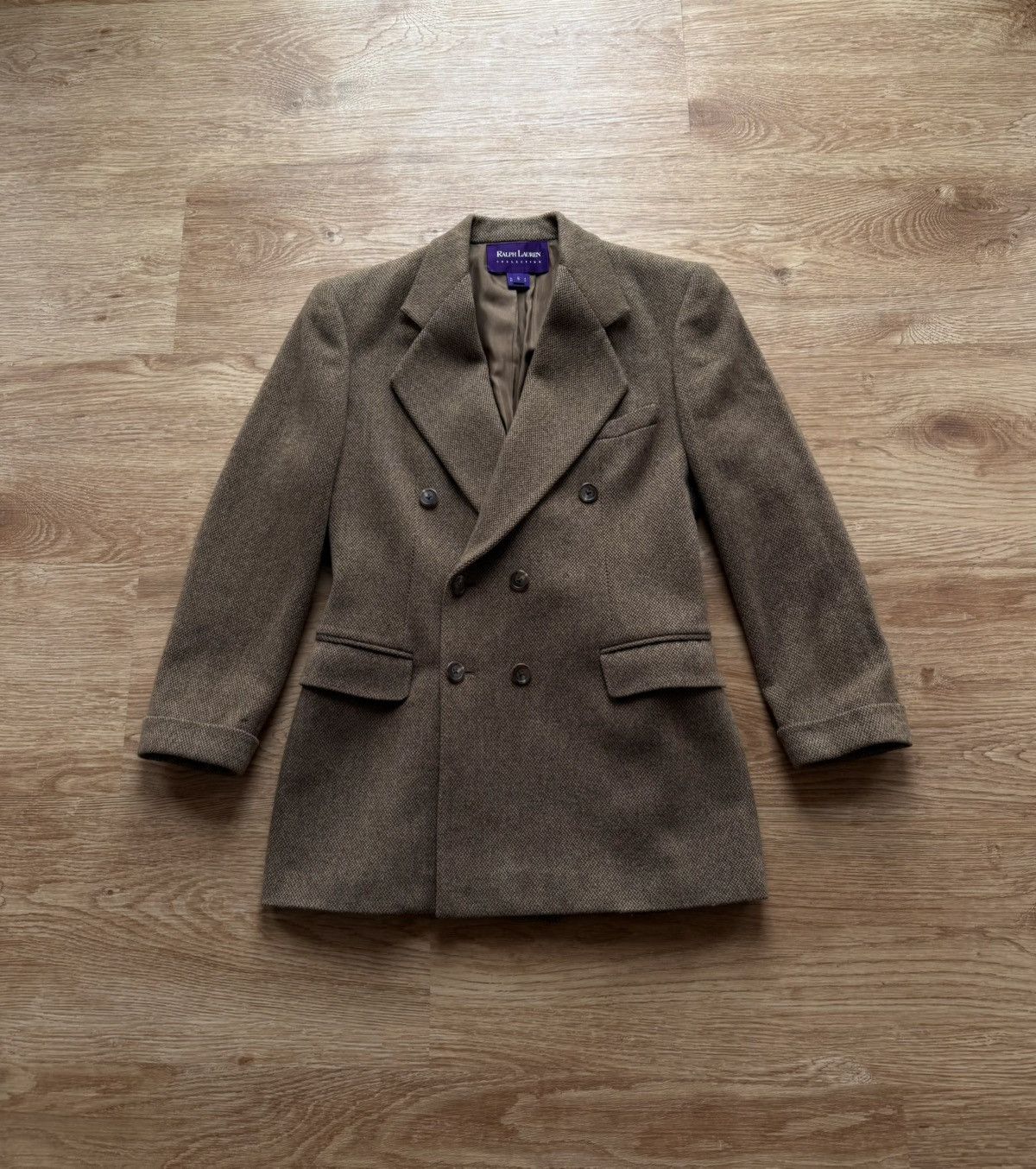 Ralph Lauren Purple Label VINTAGE RALPH LAUREN DOUBLE BREASTED CASHMERE BLAZER Size M / US 6-8 / IT 42-44 - 2 Thumbnail