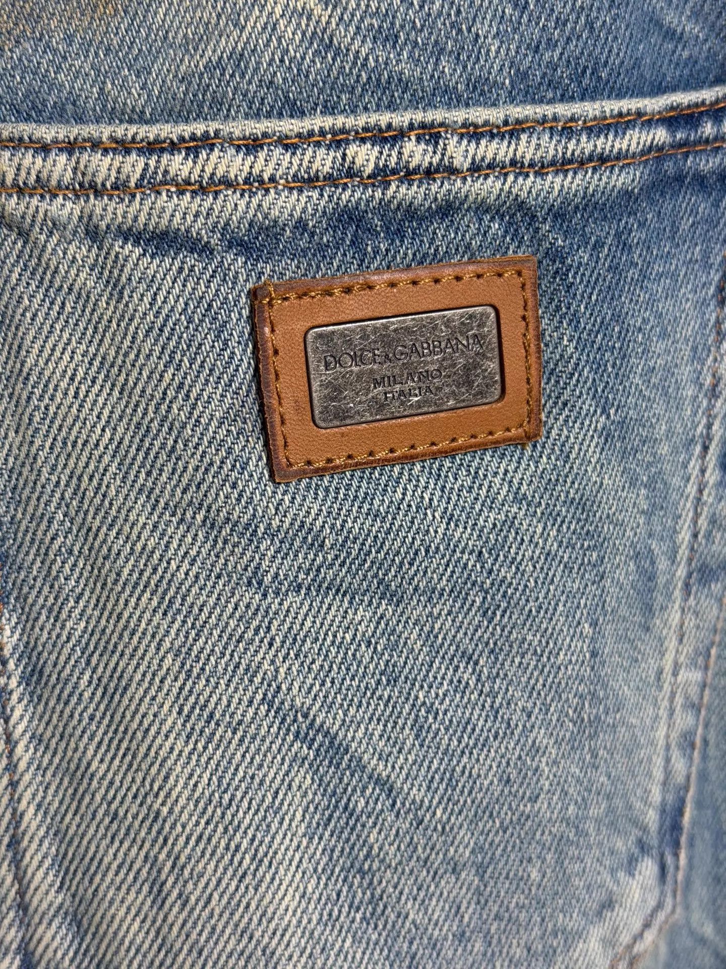 Dolce & Gabbana Dolce&Gabbana Low Rise Slim Distressed Jeans 50 Size US 34 / EU 50 - 5 Thumbnail