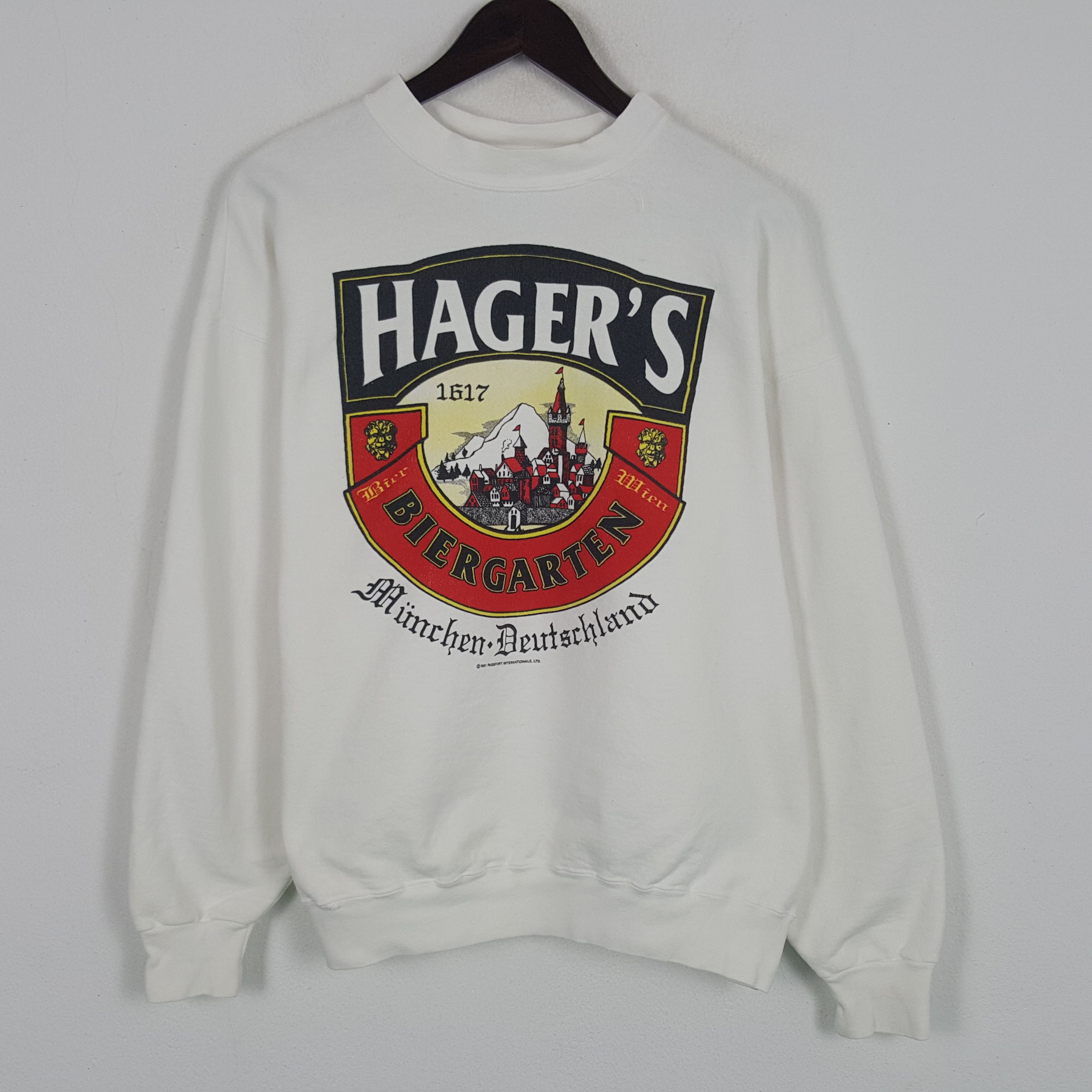 Vintage Vintage Biergarten Sweatshirt Size US L / EU 52-54 / 3 - 1 Thumbnail