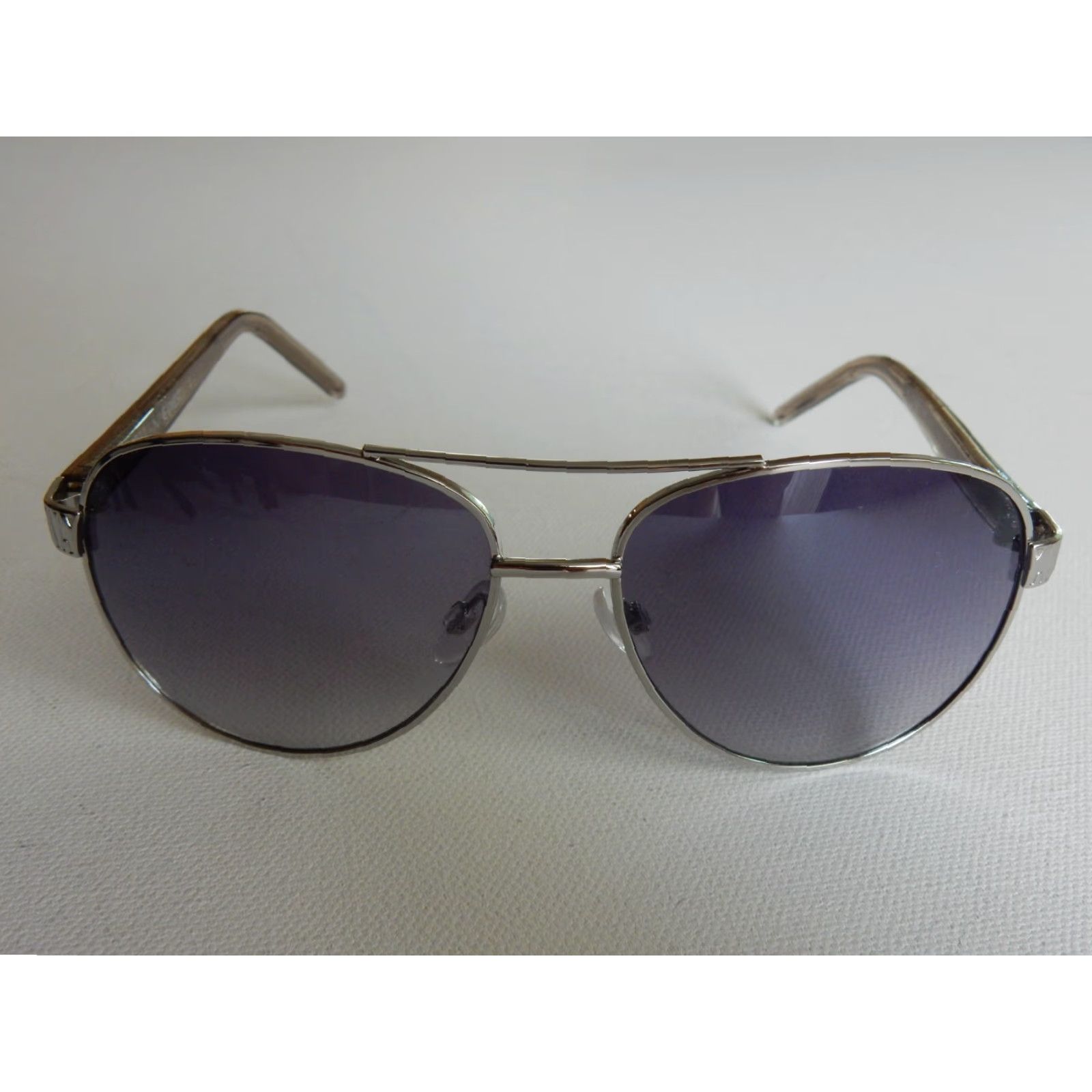 Nine West VINTAGE Nine West Women Sunglasses Animal Print Aviator Silver 90s Size ONE SIZE - 2 Thumbnail