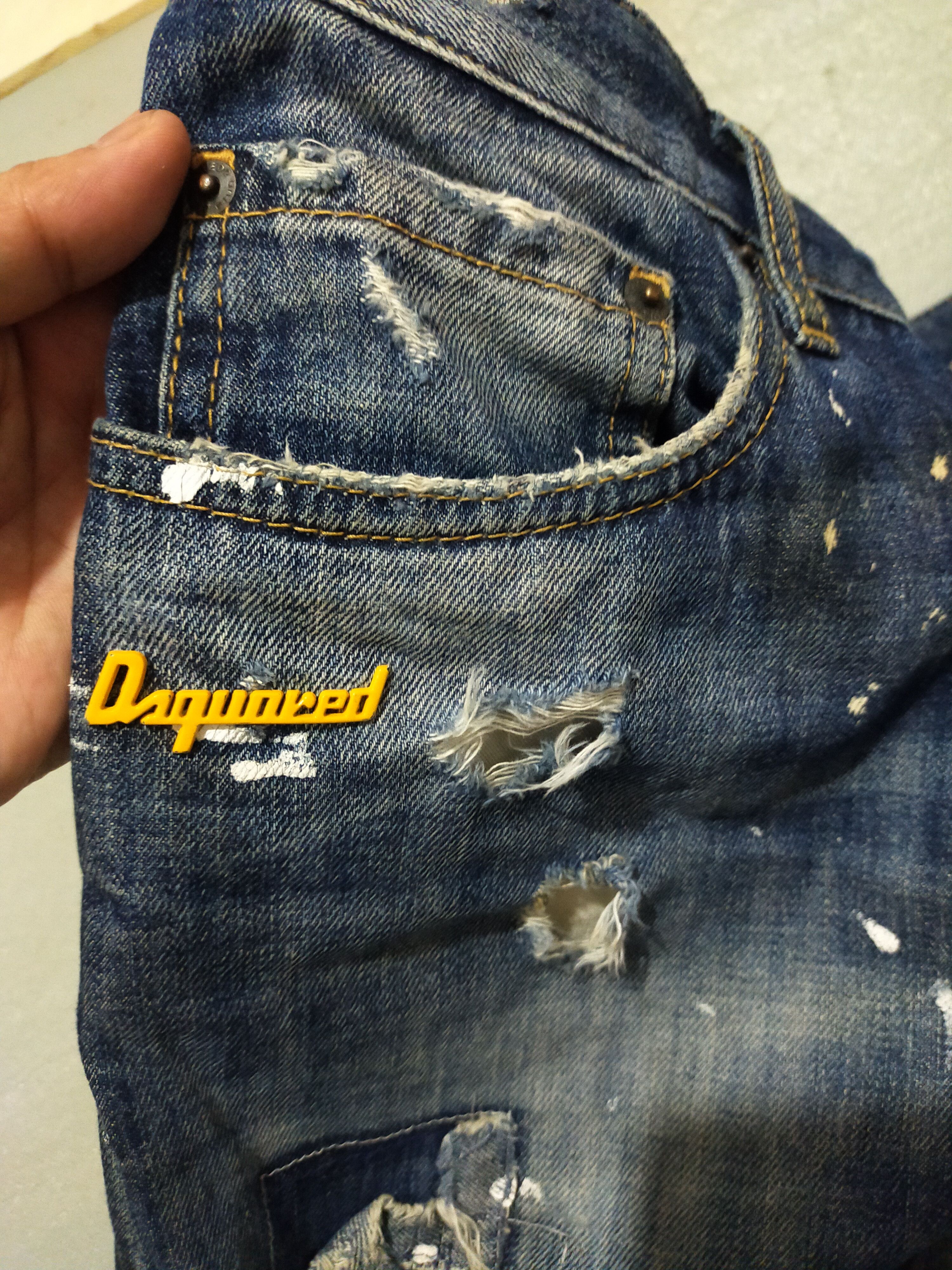 Dsquared2 DISTRESSED DSQUARED2 JEANS Size US 34 / EU 50 - 3 Thumbnail