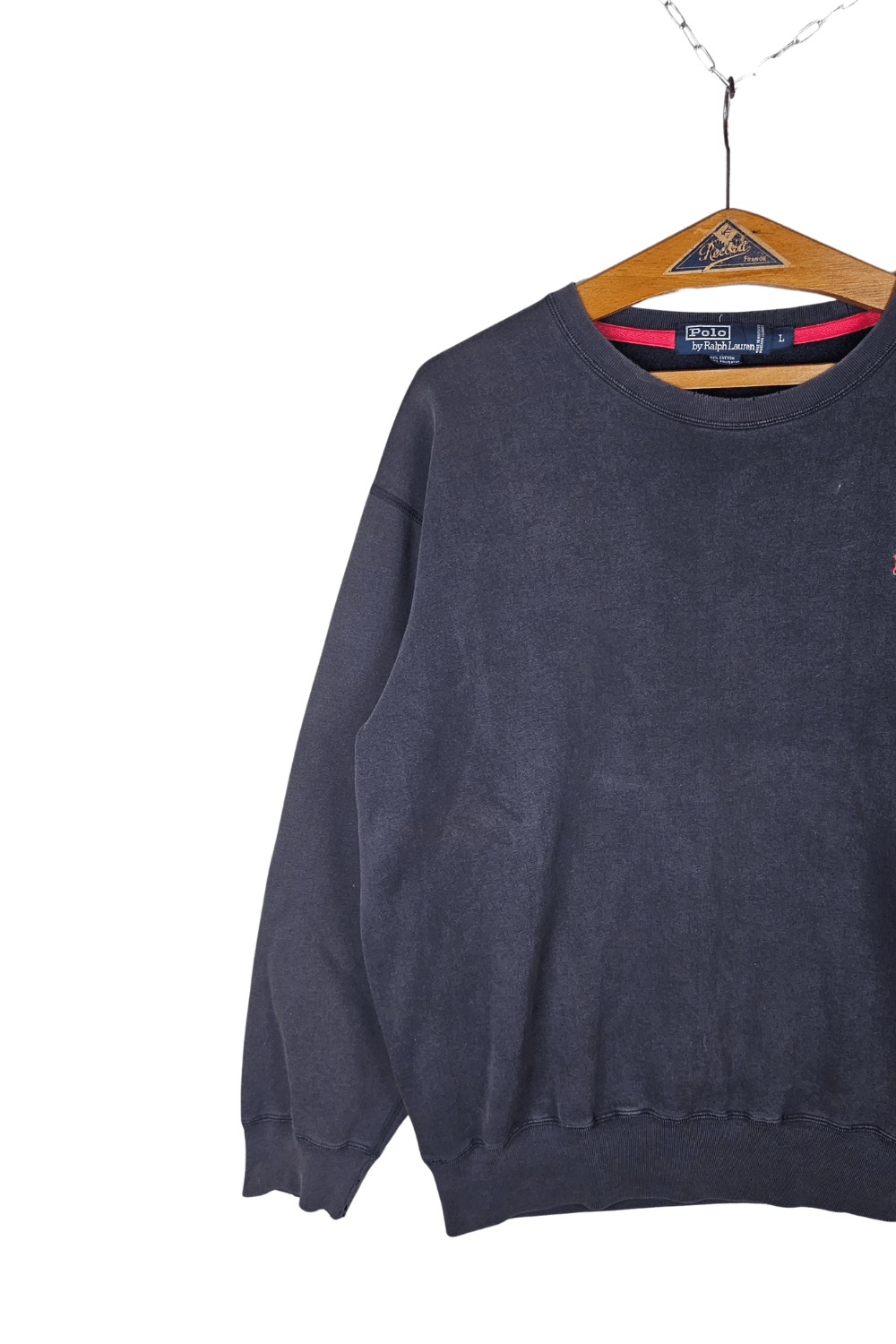 Polo Ralph Lauren 1998 Polo RL Sun-Faded Small-Pony Crewneck – Saipan Era (L) Size US L / EU 52-54 / 3 - 3 Thumbnail
