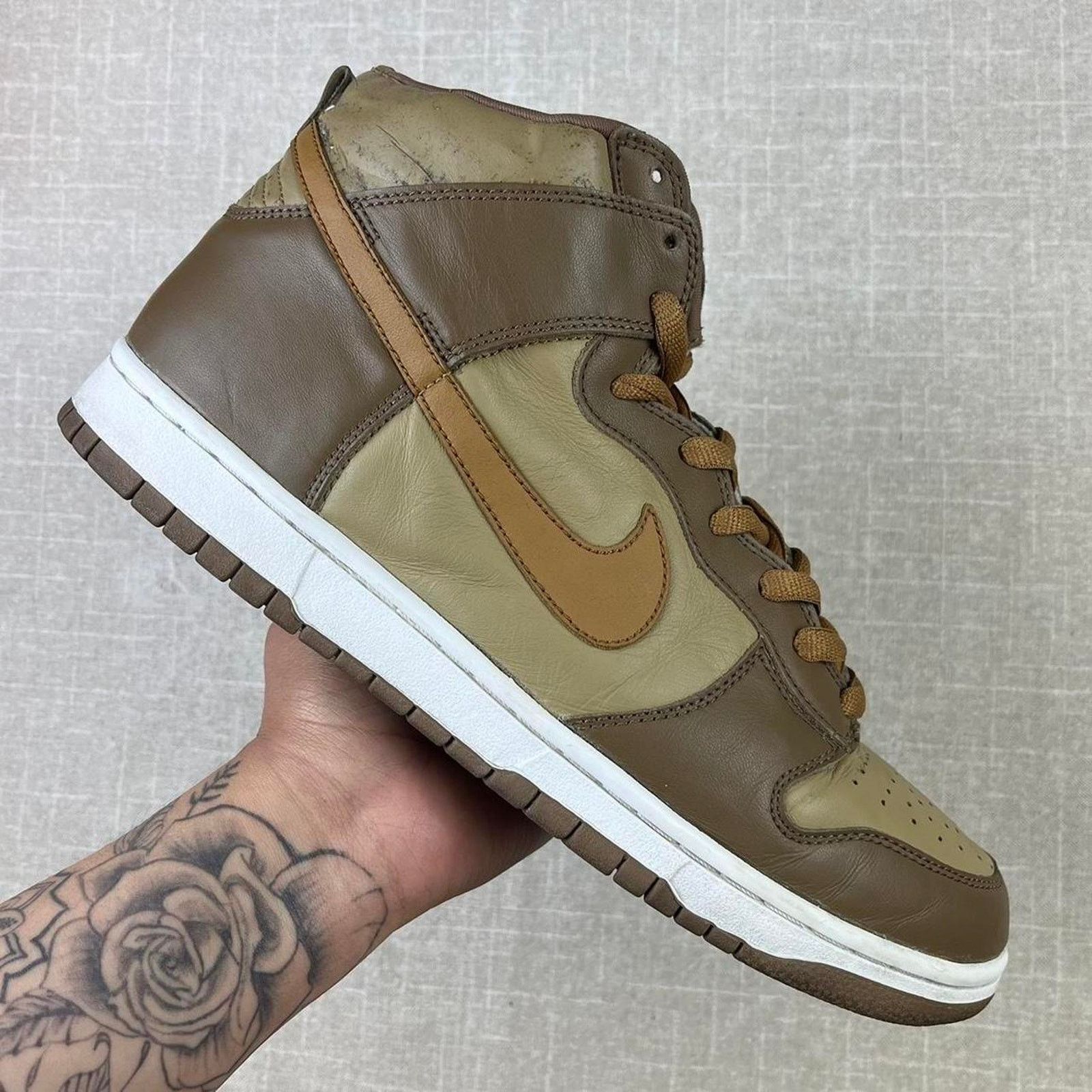 Nike 2003 Nike Dunk High “Maple" Size US 12 / EU 45 - 1 Thumbnail