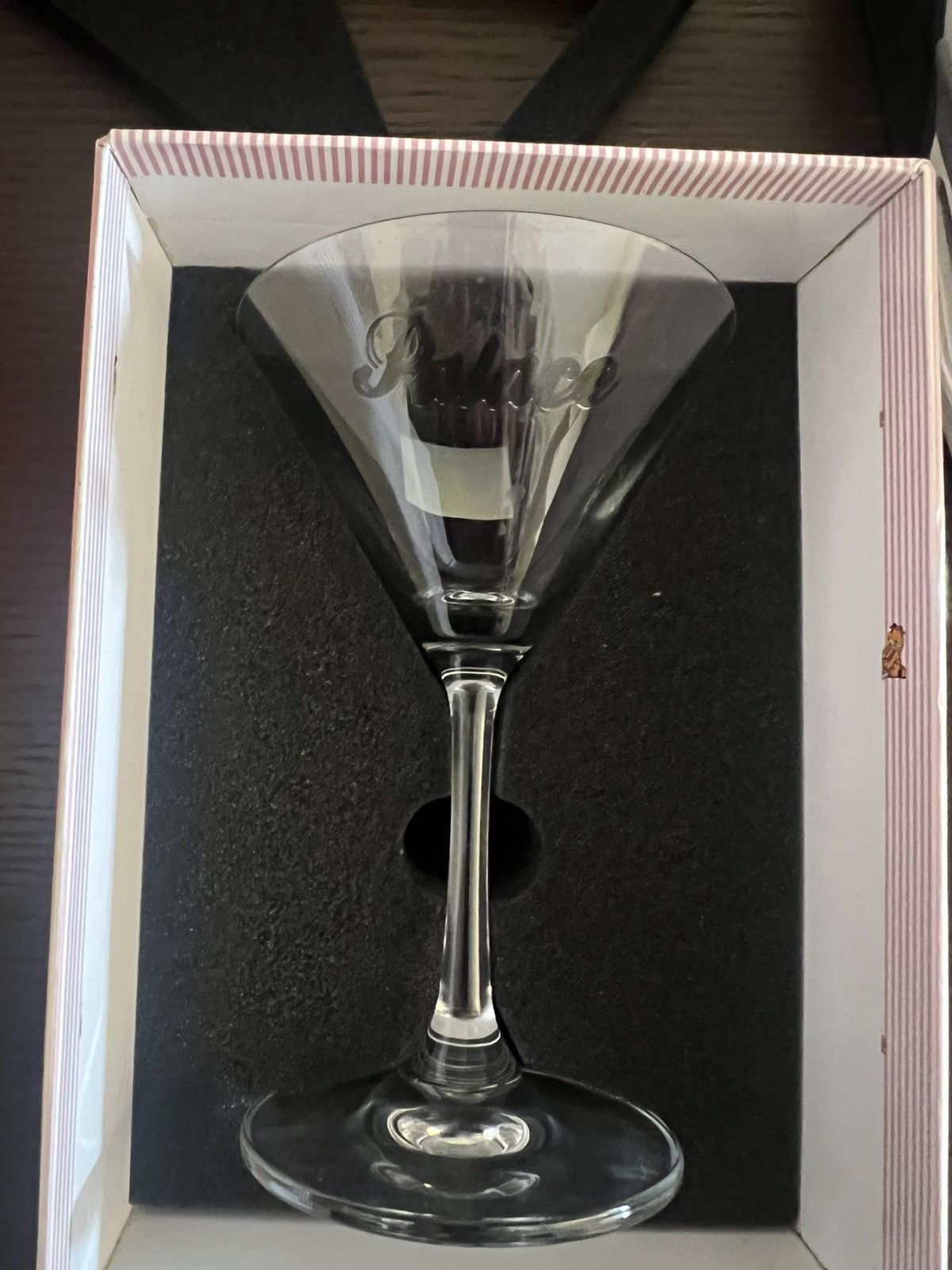 Palace Palace Garfield Martini Glass Clear/Blue Size ONE SIZE - 3 Thumbnail