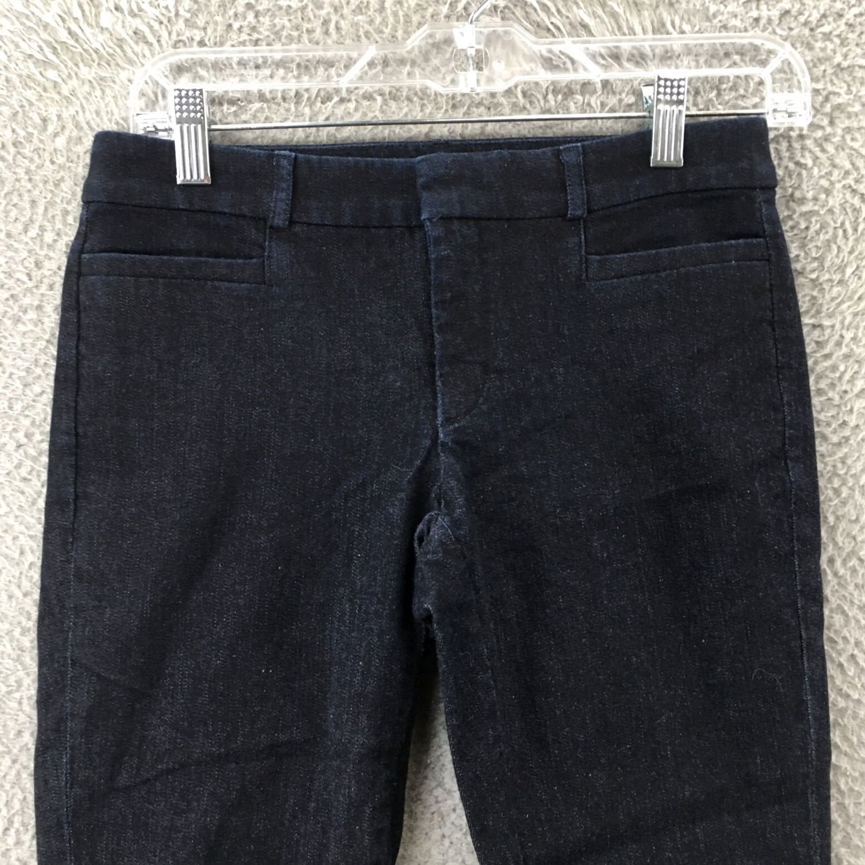 Banana Republic Banana Republic Sloan Skinny Ankle Pants Womens 0 Blue Cotton Blend Low Rise Zip Size 25" / US 0 / IT 36 - 2 Thumbnail