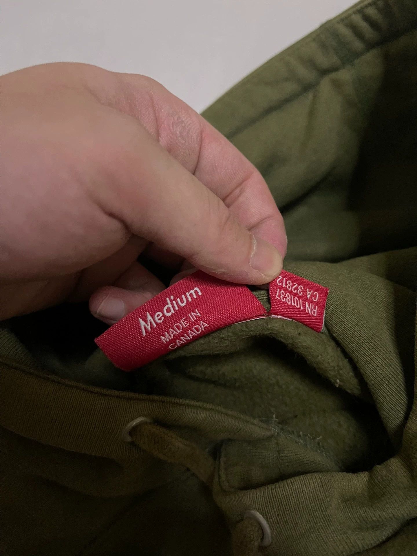 Supreme Supreme FW11 Olive Box Logo Hoodie (2 Fading) 2nd Size US M / EU 48-50 / 2 - 5 Thumbnail