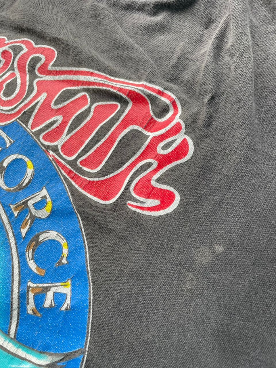 Aerosmith Vintage 90s Aerosmith Aero Force One Band Tees Size US L / EU 52-54 / 3 - 7 Thumbnail