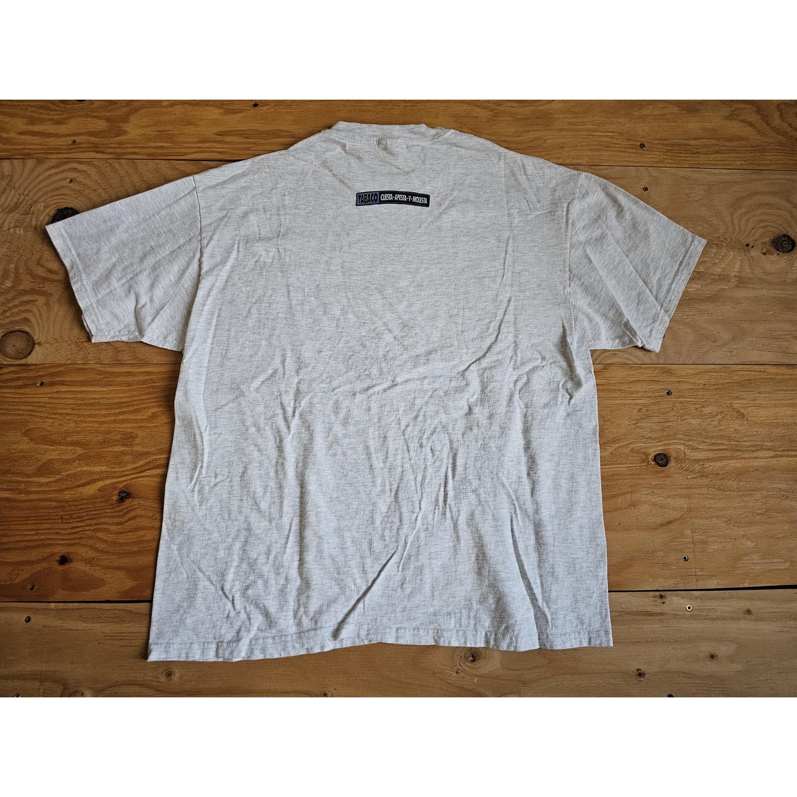 Hanes 90s Anti-Tobacco T-Shirt, Spanish Graphic XL Vintage Size US XL / EU 56 / 4 - 3 Thumbnail