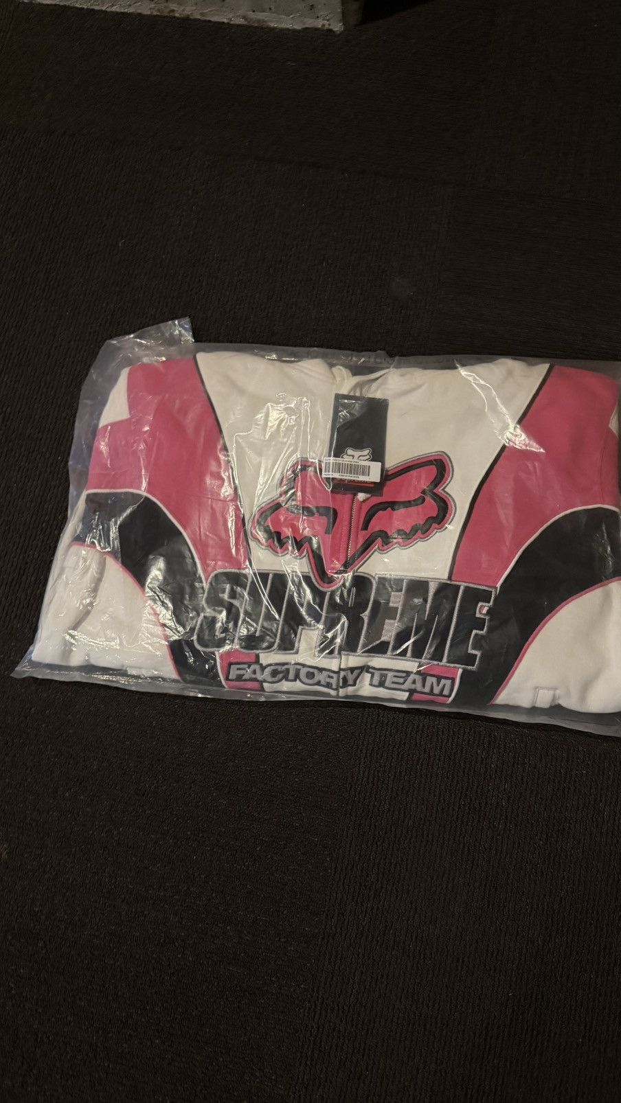 Fox Racing × Supreme Supreme fox racing hooded zipup jacket (PINK) (L) Size US L / EU 52-54 / 3 - 1 Thumbnail