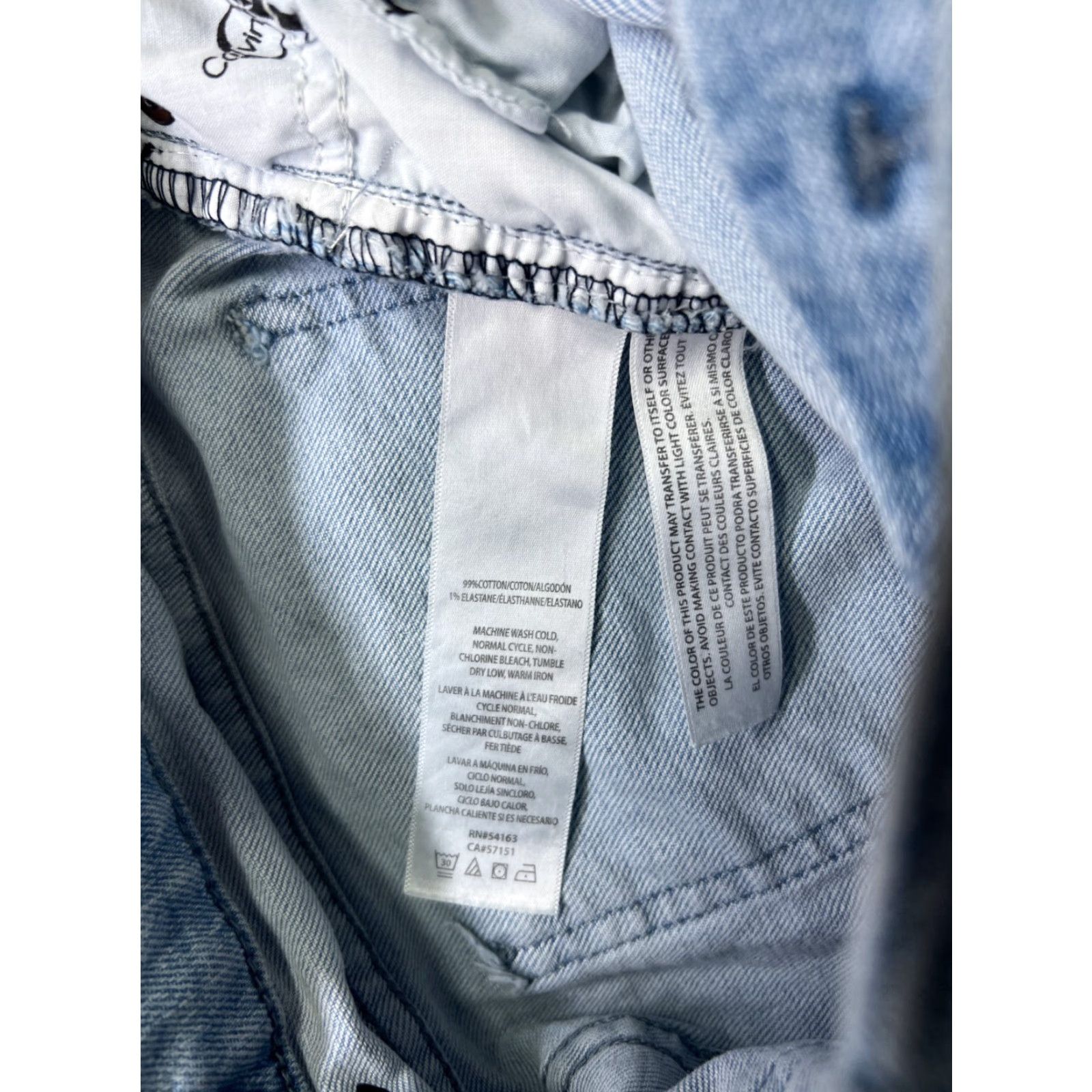 Calvin Klein Calvin Klein Jeans Women Blue Denim Straight Mid Rise 30 Jeans Pants 5-Pocket Regular Stretch Light Wash Vintage No Size 30" / US 8 / IT 44 - 7 Thumbnail