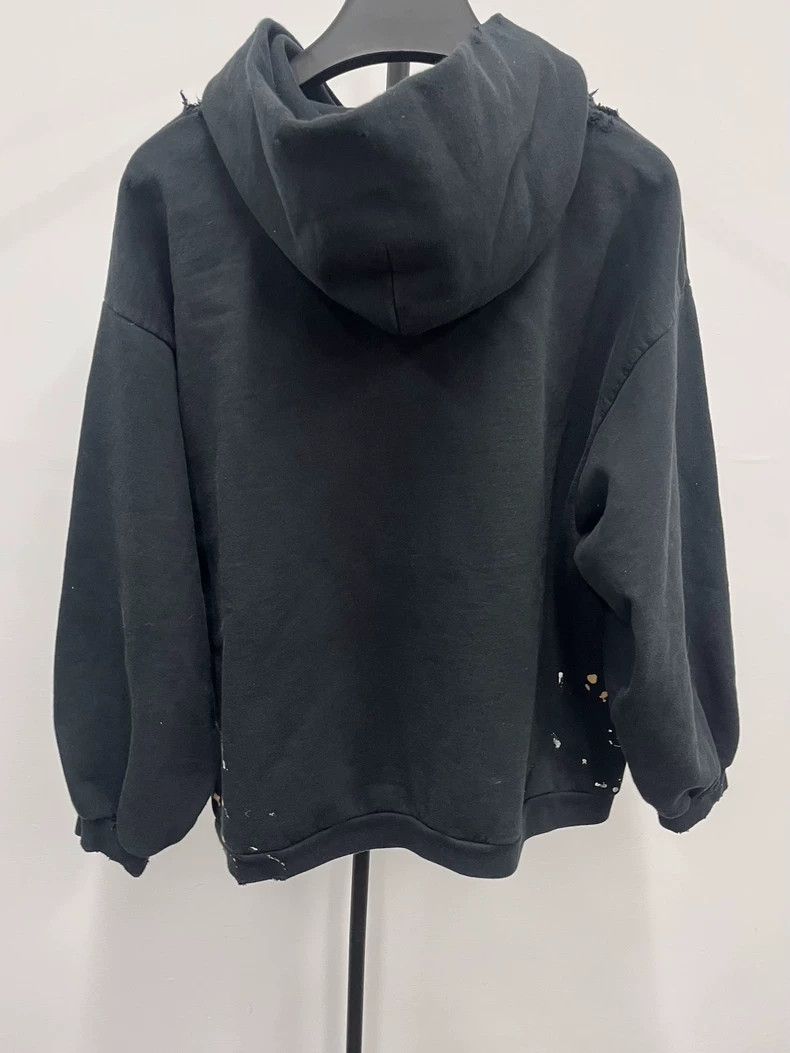Balenciaga Balenciaga Ink-splashing logo to make old sweatshirt 2503-N Size US XS / EU 42 / 0 - 2 Thumbnail