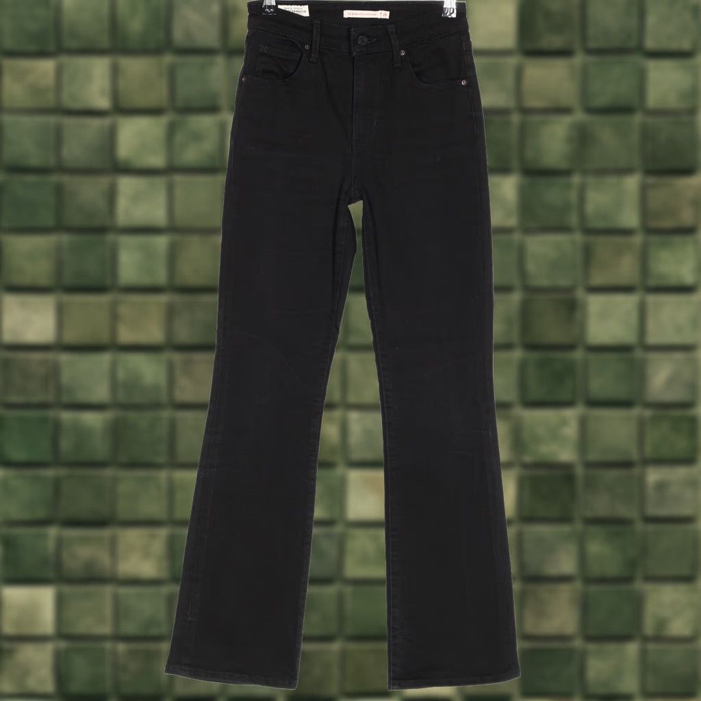 Levi's LEVI’S 725 HIGH RISE BOOTCUT PREMIUM Jeans Women 26W 30L Black DX DZ8001 Size 26" / US 2 / IT 38 - 1 Thumbnail