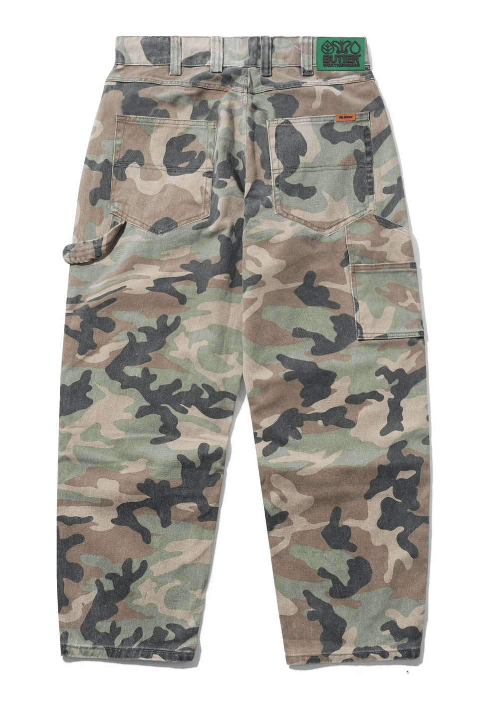 Butter Goods BUTTER Weathergear Denim Jeans, Woodland Camo Size US 36 / EU 52 - 2 Thumbnail