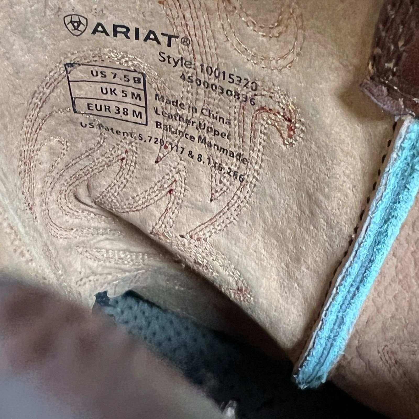 Ariat Ariat Ladies Legend Sq Toe Piney Woods Western Cowgirl Boots Size US 7.5 / IT 37.5 - 10 Thumbnail