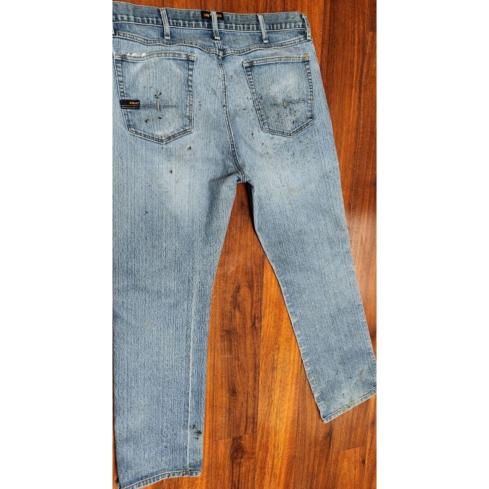Ariat Ariat Bootcut Jeans Men's 38x32 Rebar M4 Relaxed Dura Stretch Basic Carbine Wash Jeans Size US 38 / EU 54 - 3 Thumbnail