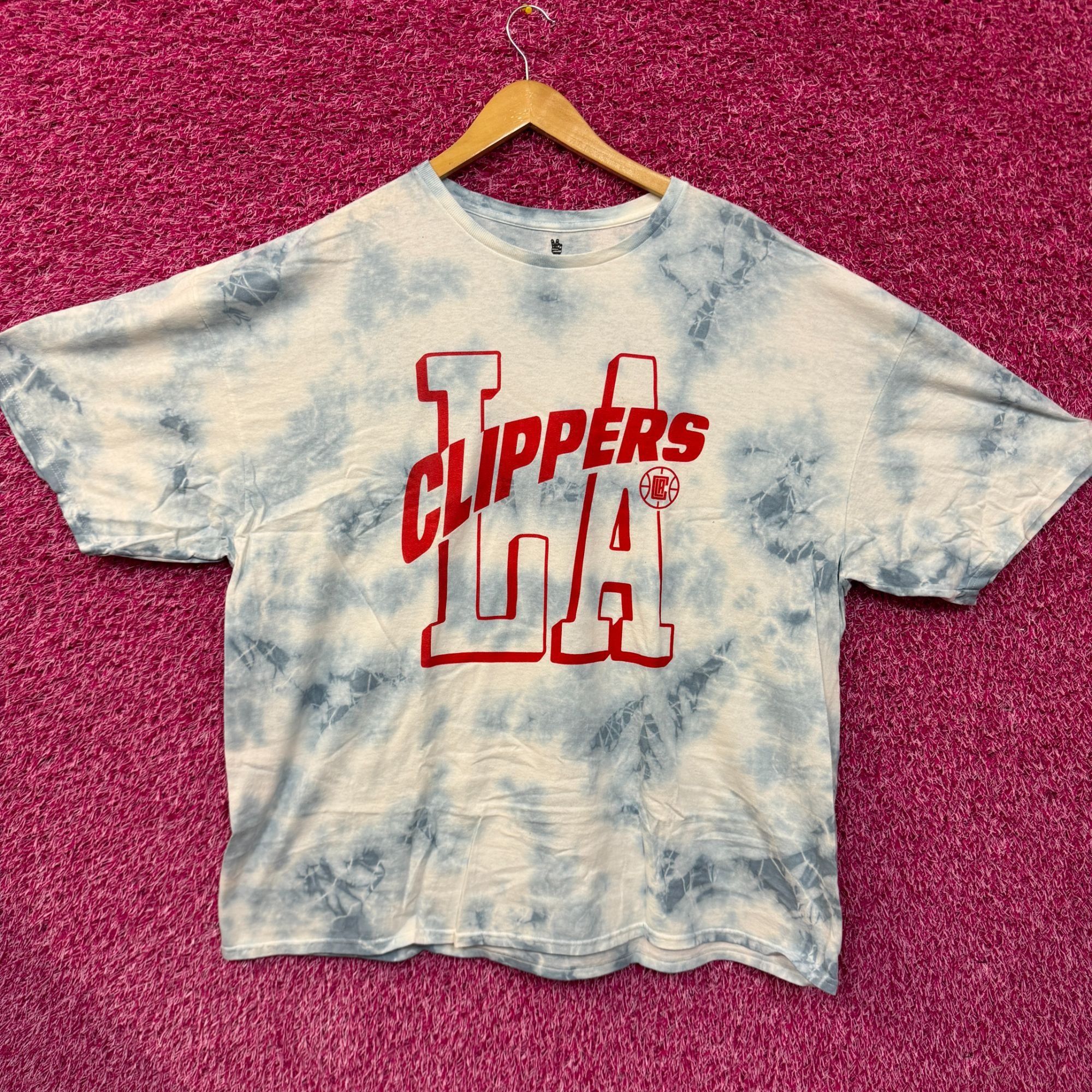 NBA Los Angeles Clippers NBA Hardwood Team Tie Dye T-shirt 2XL Size US XXL / EU 58 / 5 - 1 Thumbnail