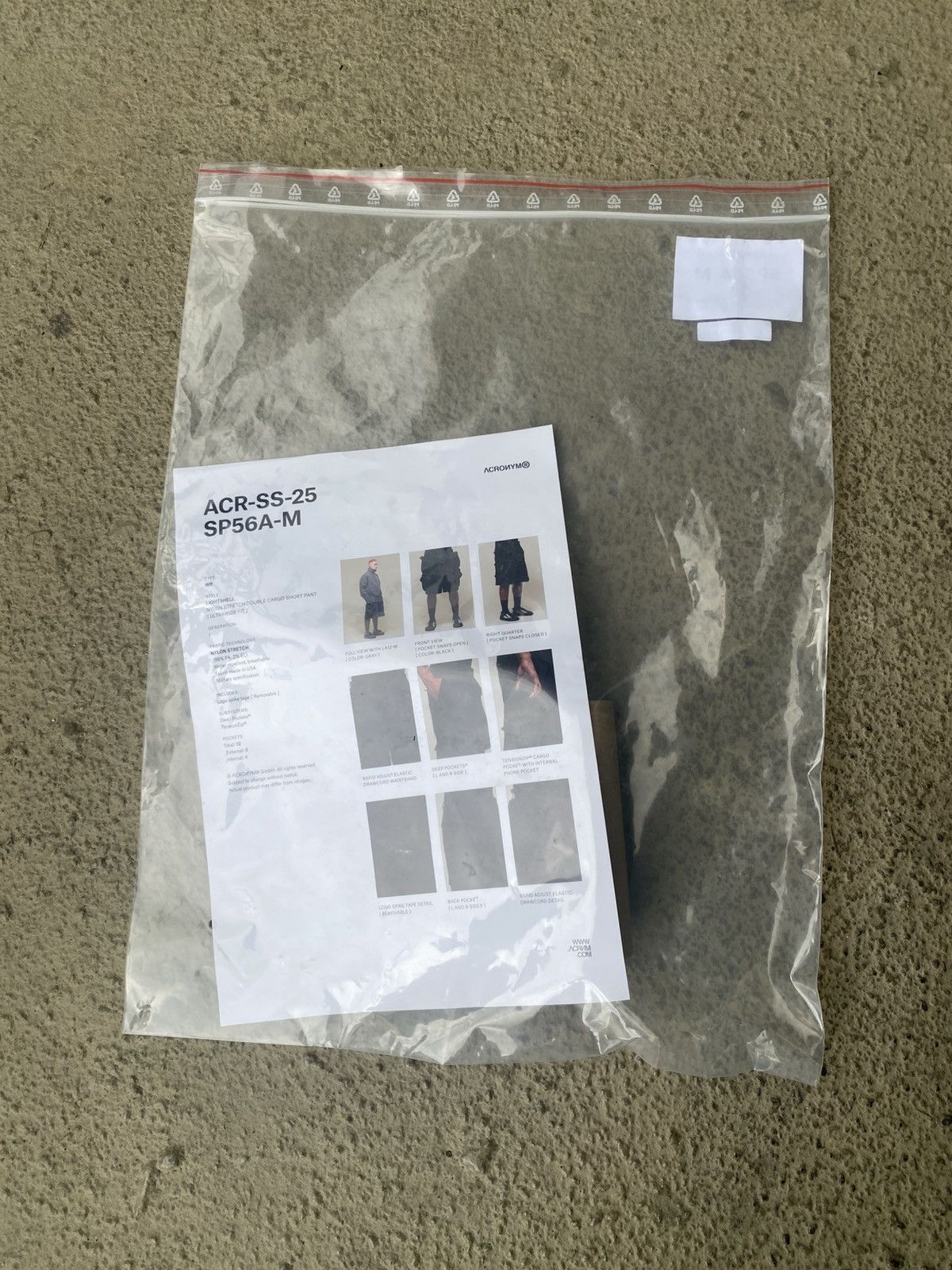 Acronym Acronym SP56A-M XS Shorts Size US 30 / EU 46 - 7 Thumbnail