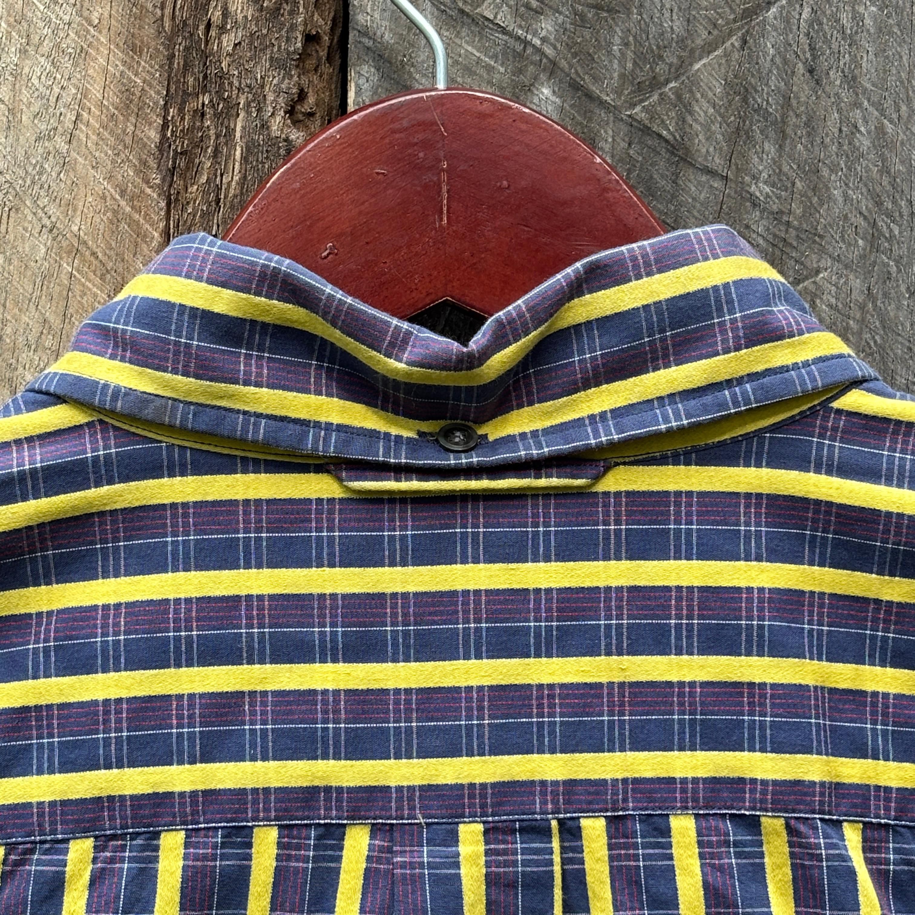 CABANE de ZUCCa × Issey Miyake Cabane De Zucca Button Up Plaid Long Sleeve Shirt Size US M / EU 48-50 / 2 - 4 Thumbnail
