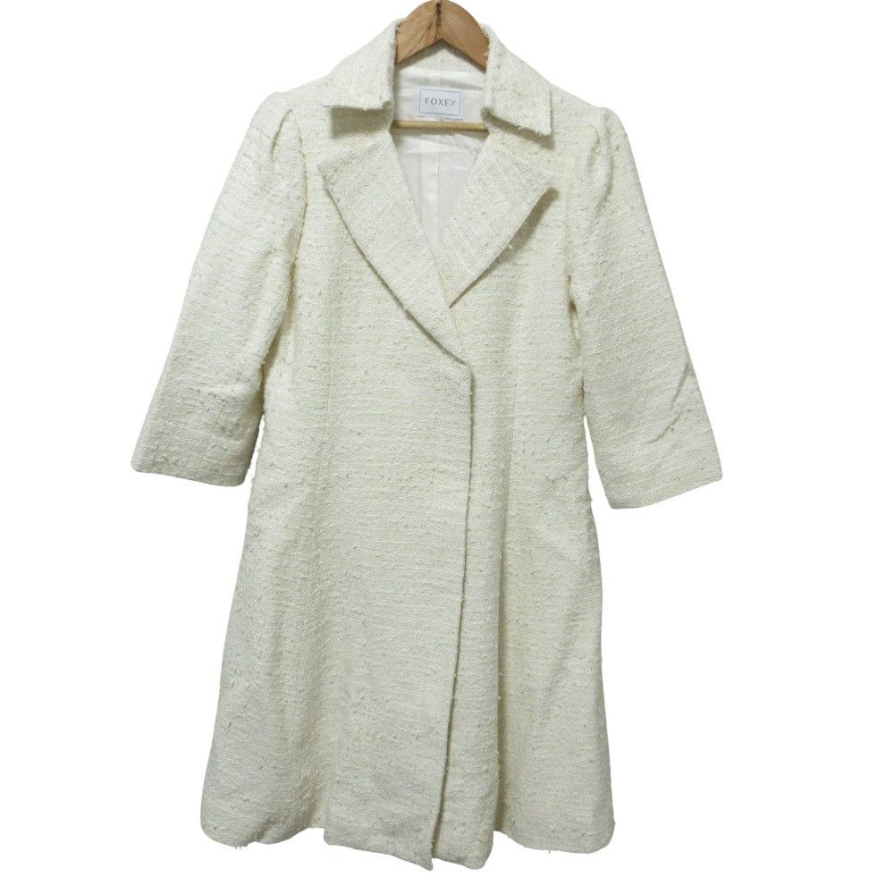 Other Other FOXEY Dress Miss Edinburgh Tweed Chester Coat Others Outerwear 40544 DUTY FREE for USA Size ONE SIZE - 1 Thumbnail