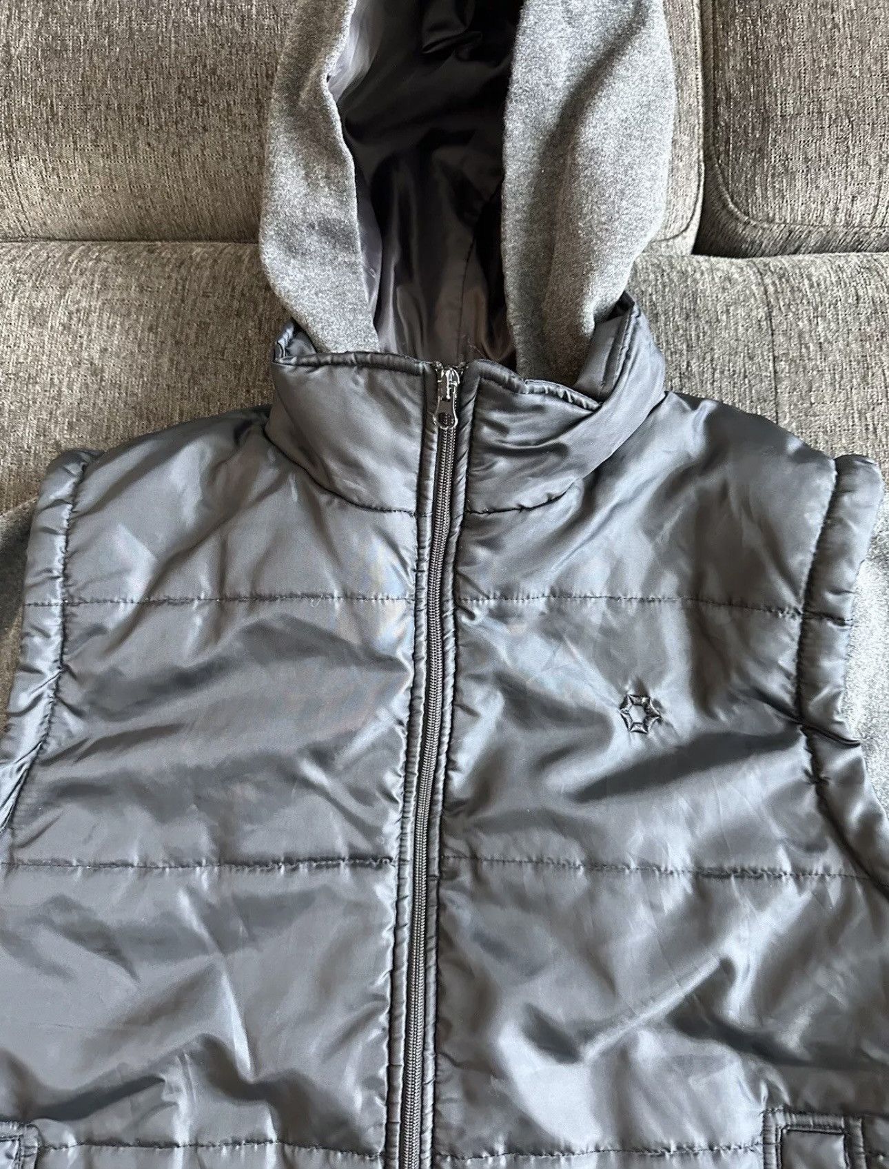 Southpole × Vintage Vintage SouthPole Quilted Hooded jacket Size:Medium Size US M / EU 48-50 / 2 - 3 Thumbnail
