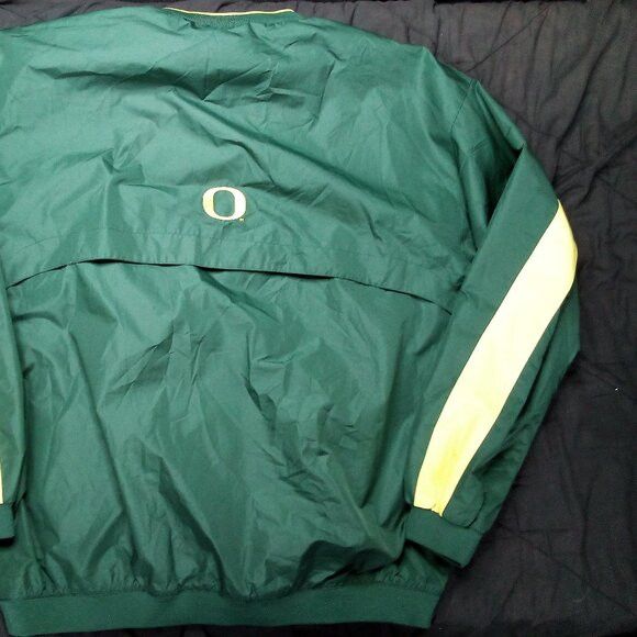 NCAA × Nike × Vintage Vintage Nike Mid Swoosh Oregon Ducks Windbreaker Jacket Size US XL / EU 56 / 4 - 8 Thumbnail