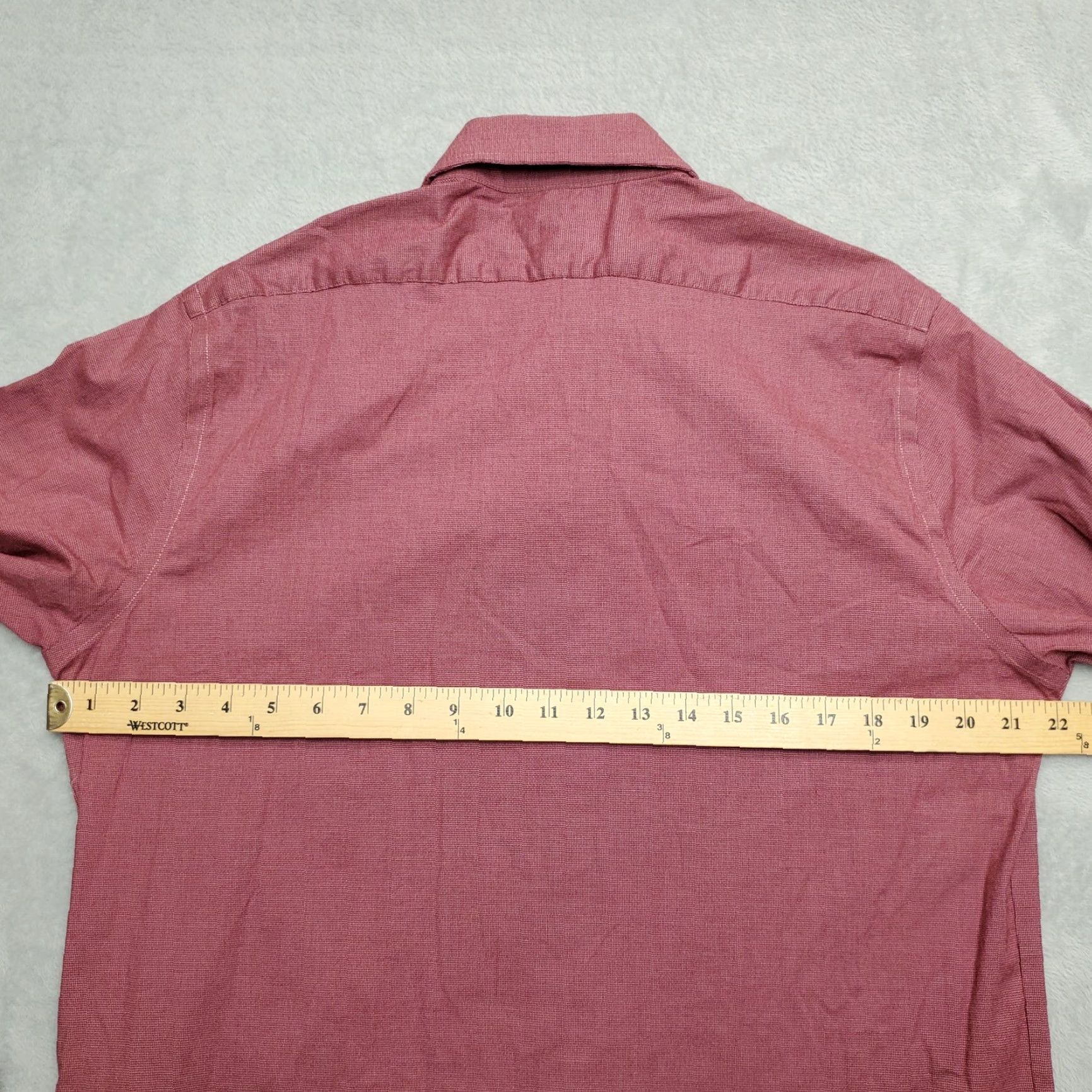 Croft & Barrow VINTAGE Croft & Barrow Shirt Mens 15.5 Red True Comfort Classic Performance Long Sleeve Shirt Mens Red Cotton Polyester Spandex Casual Button-Up Size US L / EU 52-54 / 3 - 5 Thumbnail