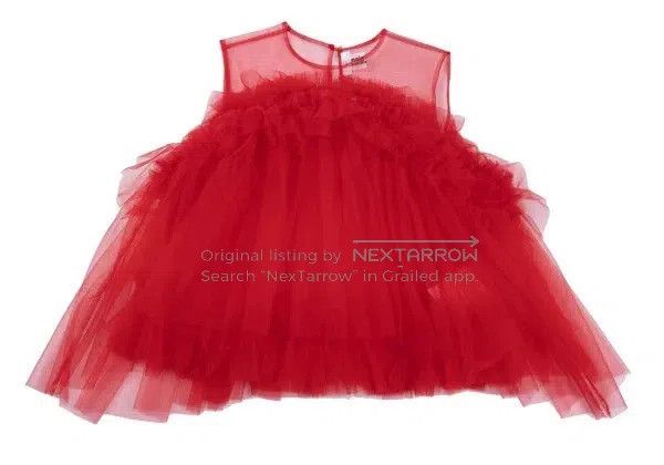 Comme des Garcons Comme Des Garcons Red vintage sheer top Size M / US 6-8 / IT 42-44 - 2 Thumbnail