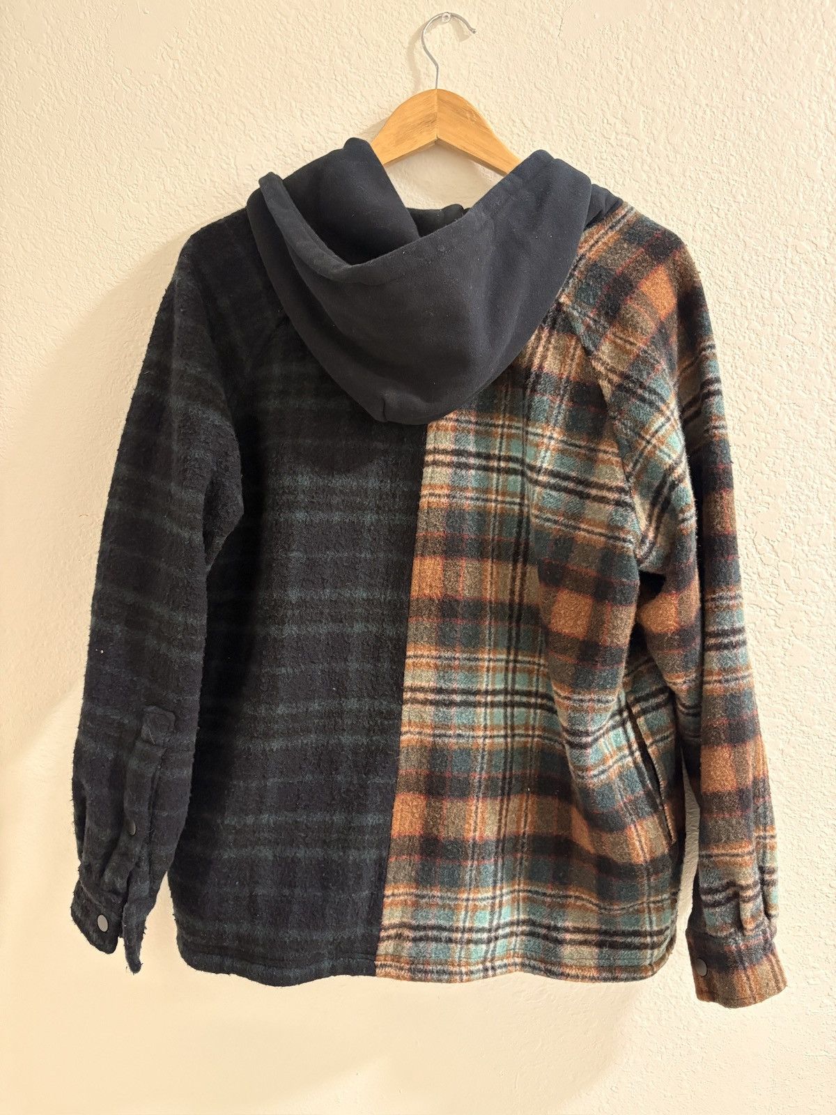 Represent Clo. Represent Wool Split Plaid Hoodie Size US XS / EU 42 / 0 - 3 Thumbnail
