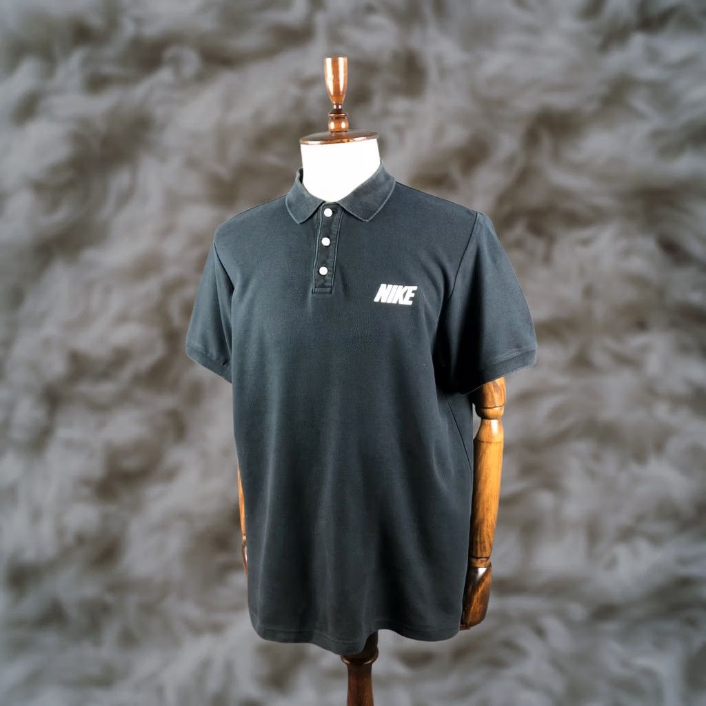 Nike Nike Polo Shirt Adult XL Black Cotton Size US XL / EU 56 / 4 - 1 Thumbnail