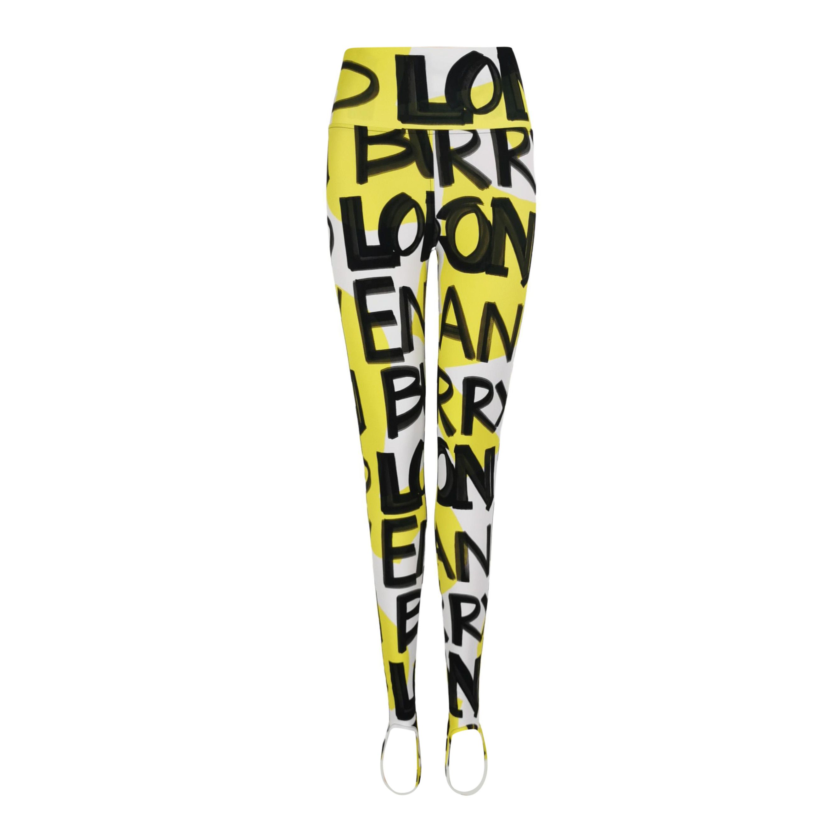 Burberry Burberry Colorful Logo Slim Fit Pants 0079 Size US 26 / EU 42 - 1 Thumbnail