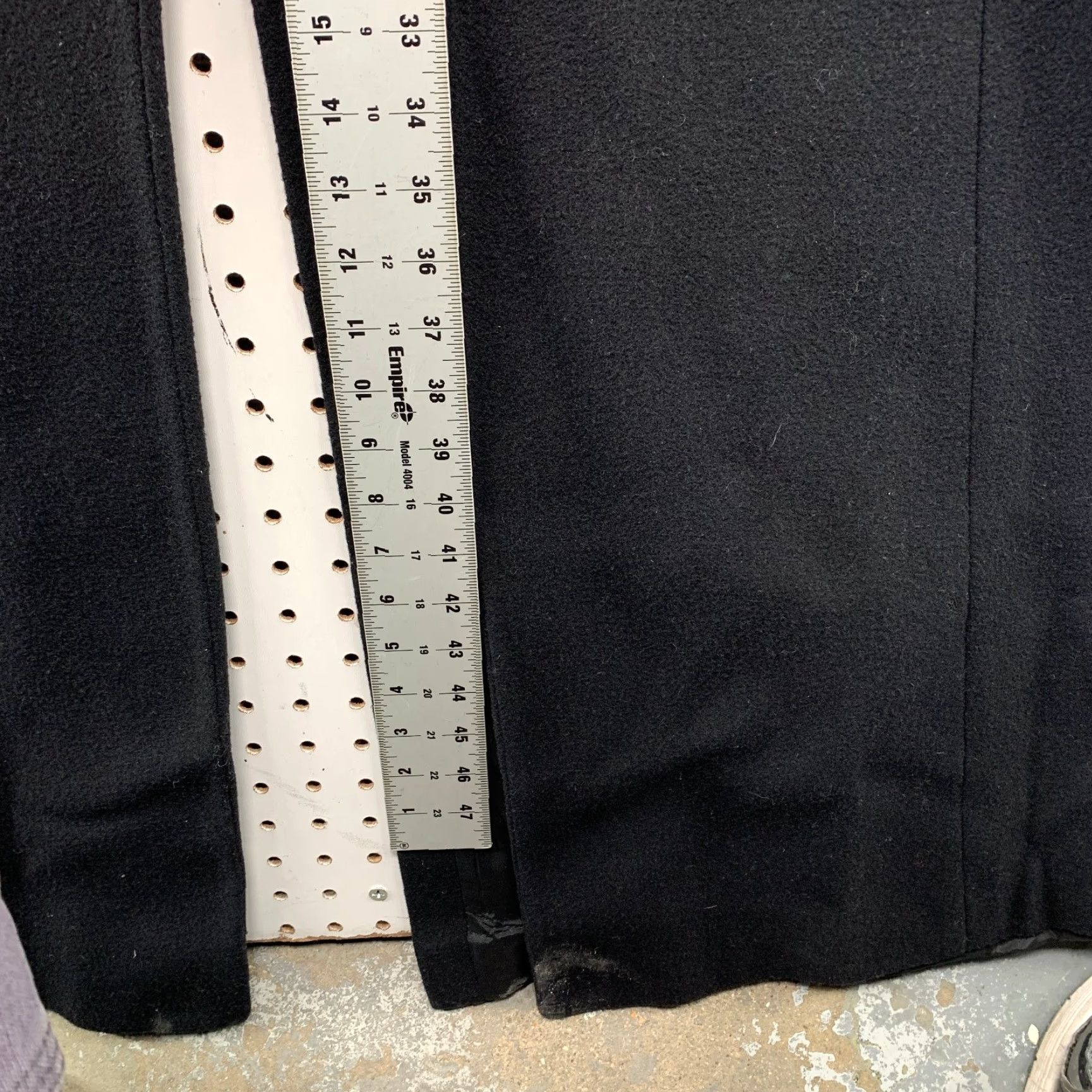 Vintage VINTAGE Jason Kole Wool Coat Mens Size 6 Black Long Slit Vent Swing One Button Coat Size M / US 6-8 / IT 42-44 - 7 Thumbnail