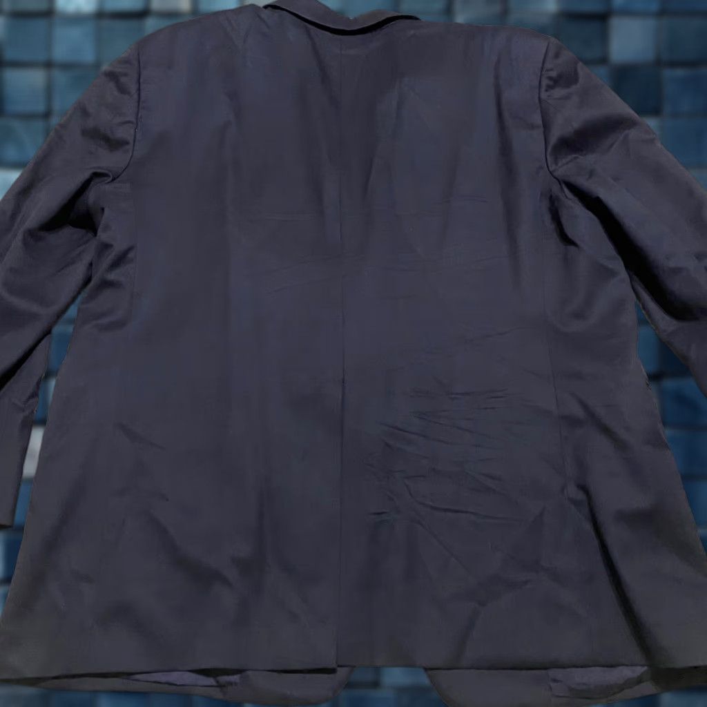 Brooks Brothers Brooks Brothers Blazer Mens 46R Solid Blue Wool Two-Button Vintage? (Note: The original title indicates non-vintage; kept as valid) Size 46R - 1 Thumbnail