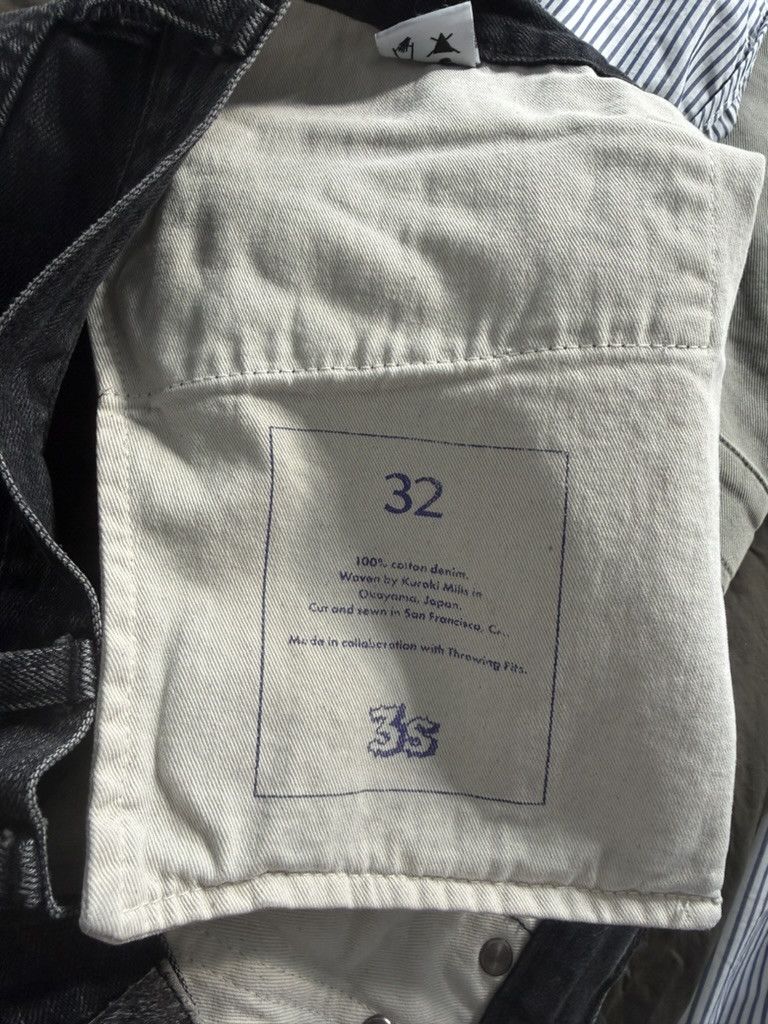 3sixteen × Throwing Fits Big Jeans - Stonewashed 222x Size US 32 / EU 48 - 4 Thumbnail