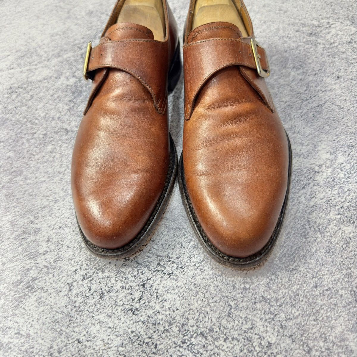 Bexley × Designer × Handmade Bexley Mens Buckle Shoes Monk Straps US9 UK8 Size US 9 / EU 42 - 8 Thumbnail