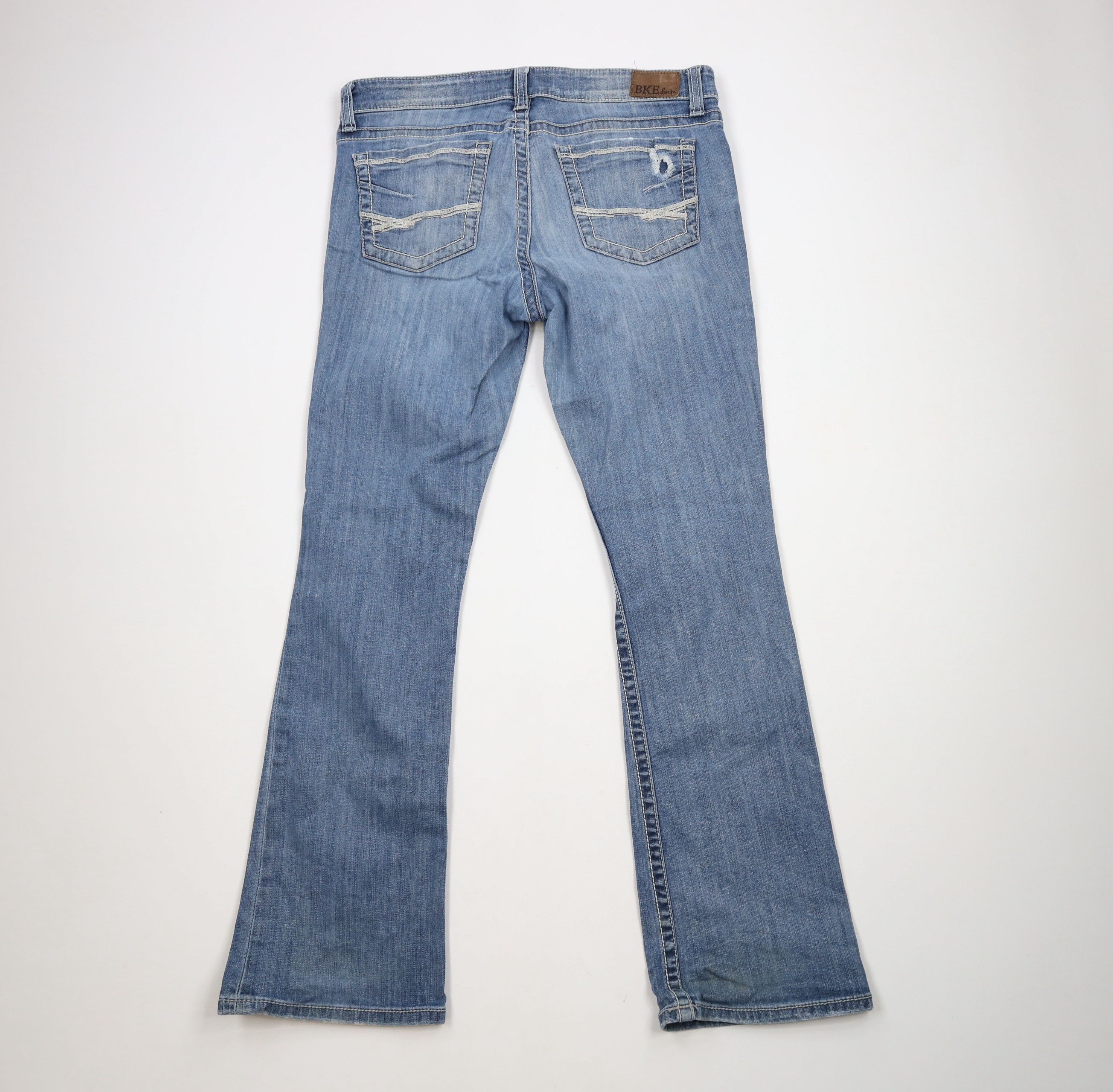 Vintage Buckle BKE Sabrina Stretch Flared Bootcut Denim Jeans Blue Size 31" - 11 Thumbnail
